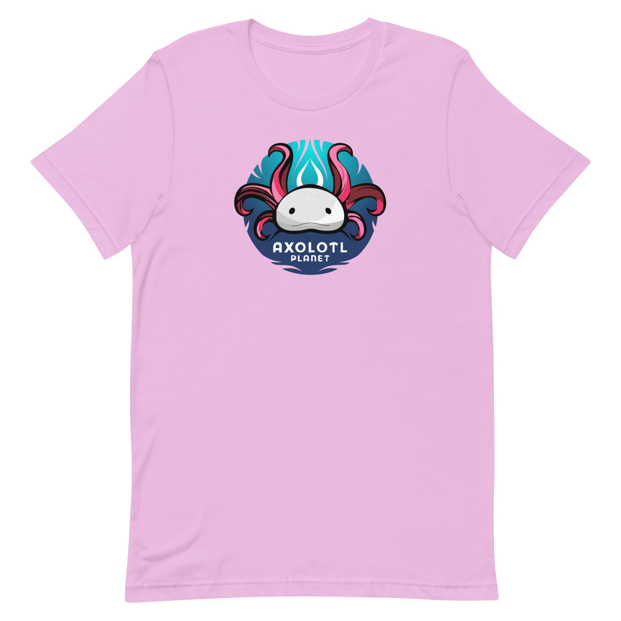 Axolotl Planet Logo axolotl T-Shirt mockup