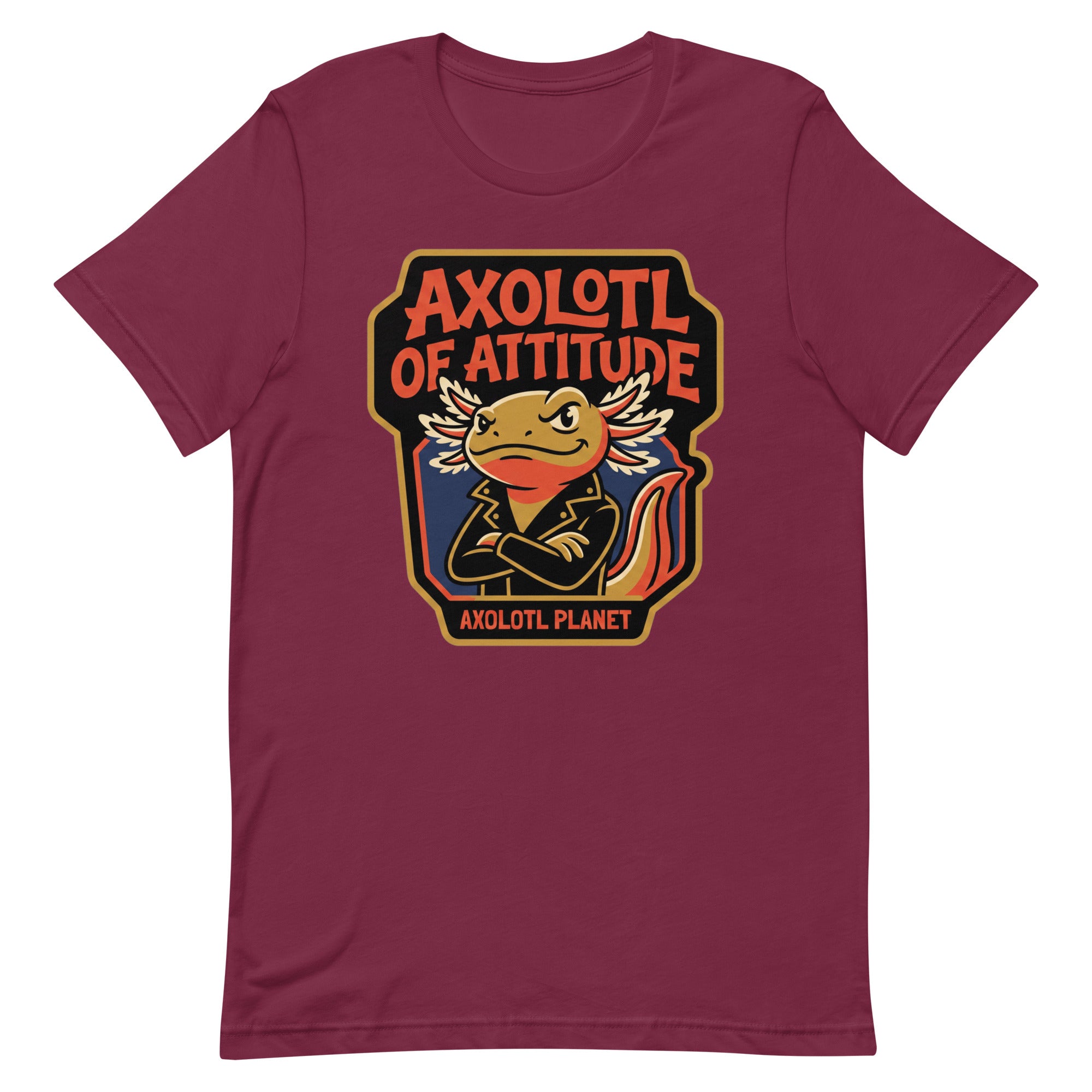 Axolotl of Attitude axolotl T-Shirt mockup