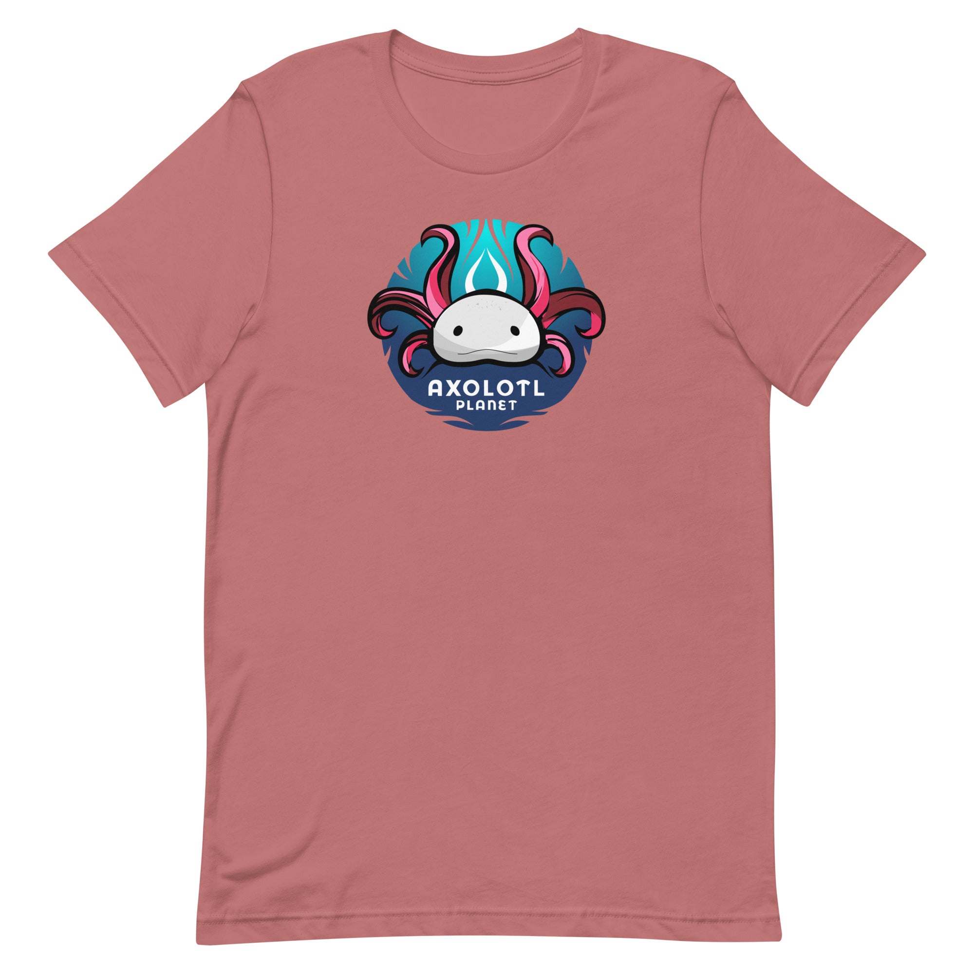 Axolotl Planet Logo axolotl T-Shirt mockup