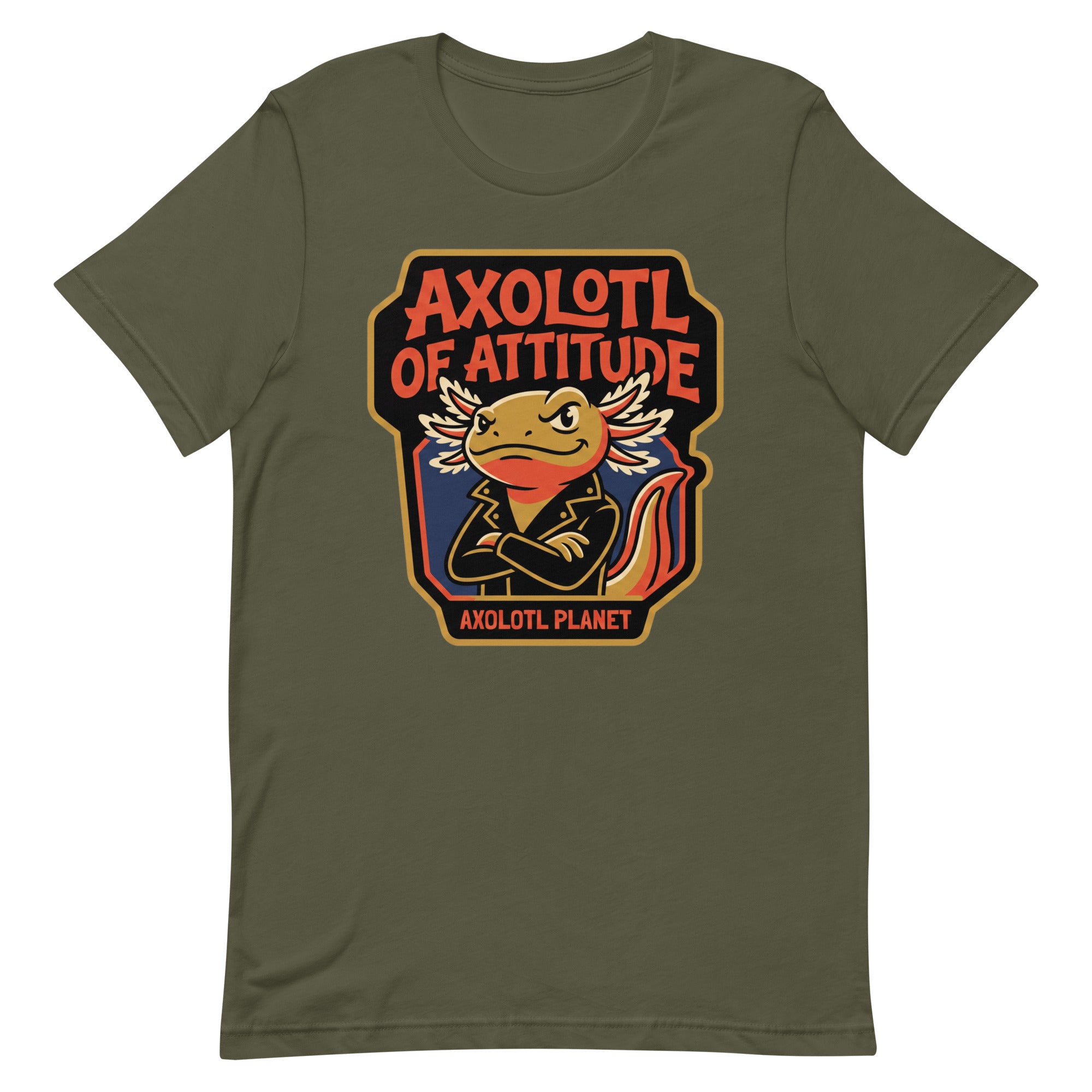 Axolotl of Attitude axolotl T-Shirt mockup