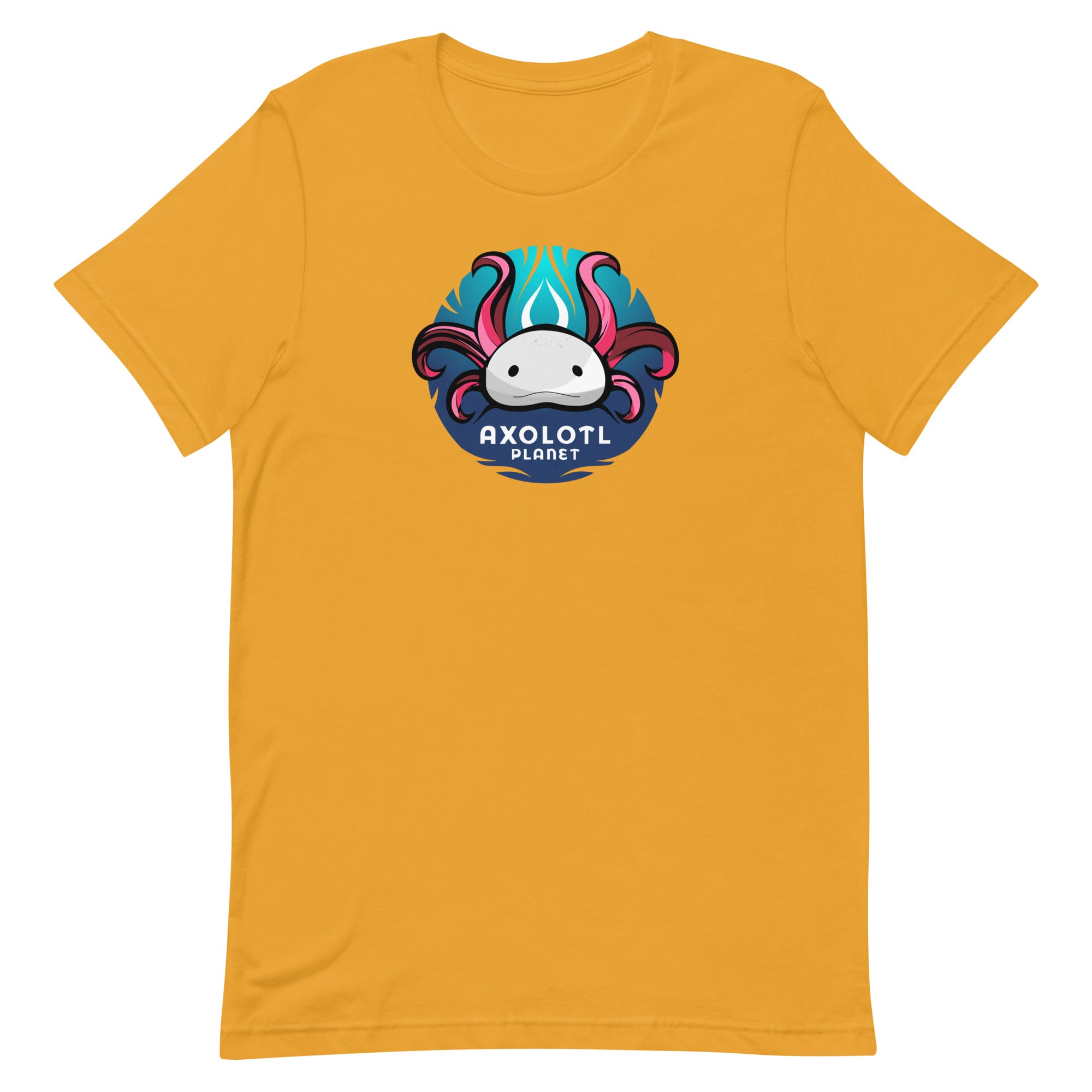 Axolotl Planet Logo axolotl T-Shirt mockup
