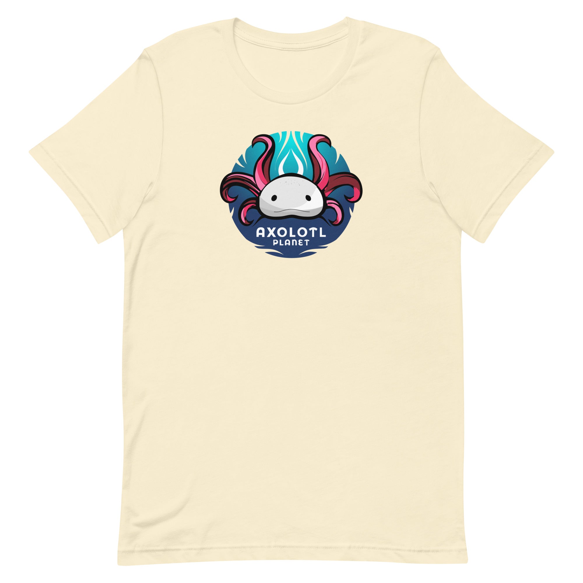 Axolotl Planet Logo axolotl T-Shirt mockup