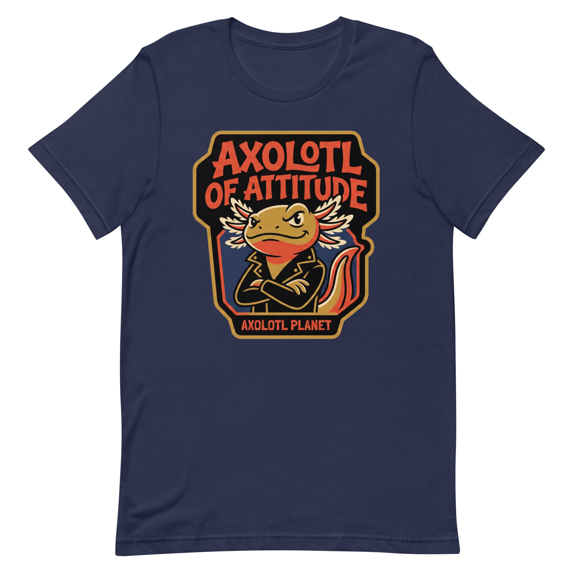 Axolotl of Attitude axolotl T-Shirt mockup