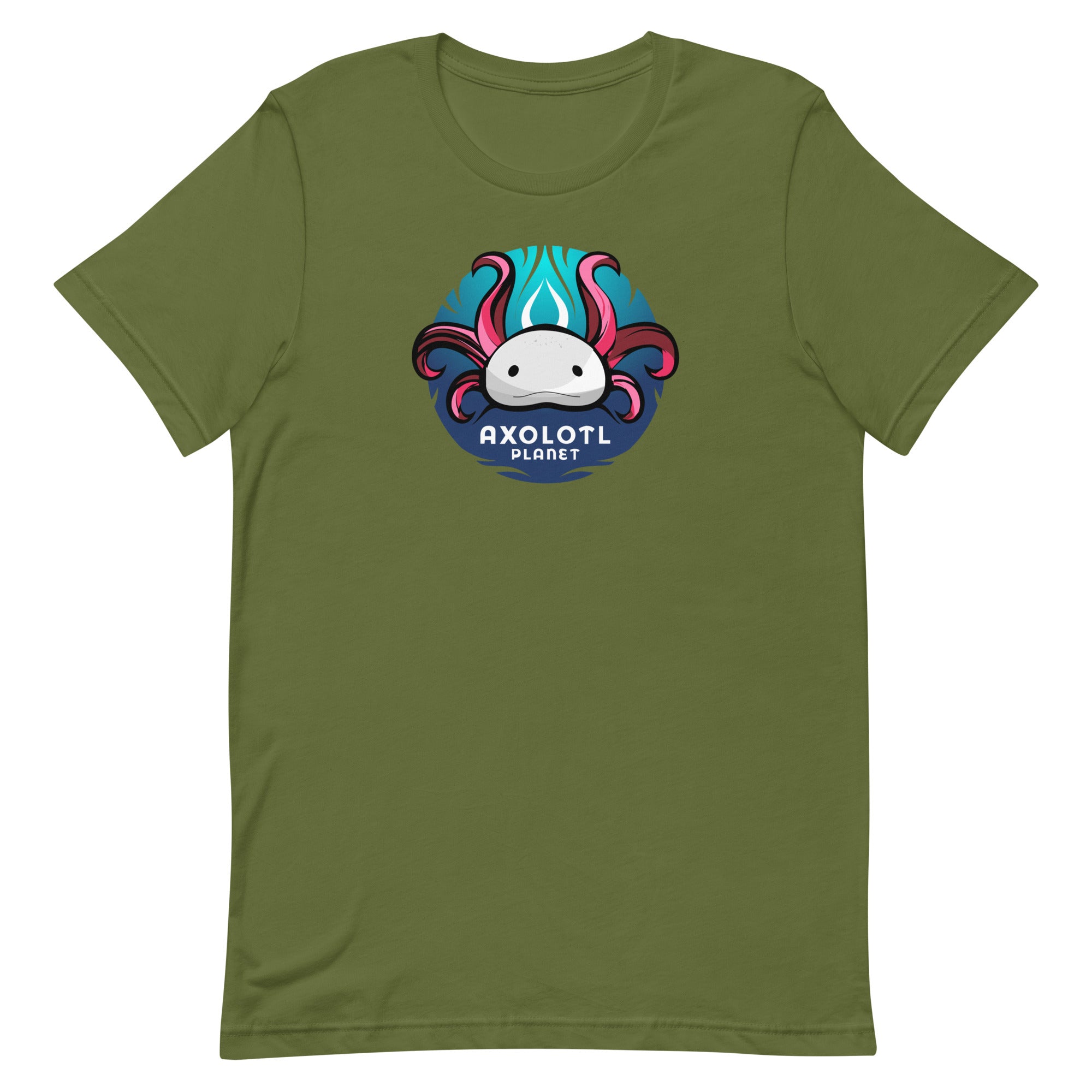 Axolotl Planet Logo axolotl T-Shirt mockup