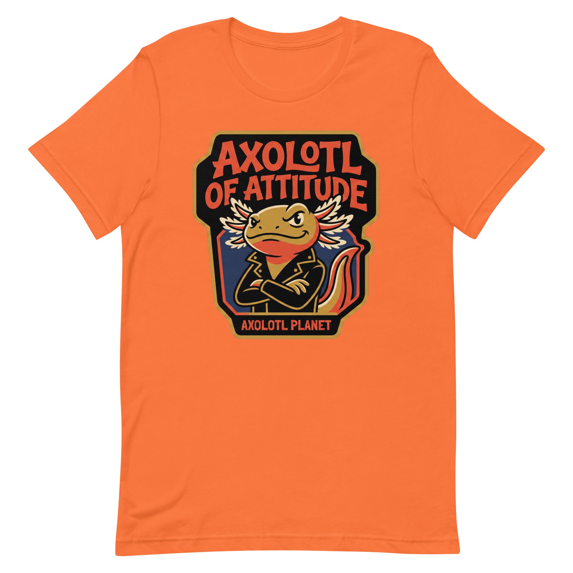 Axolotl of Attitude axolotl T-Shirt mockup