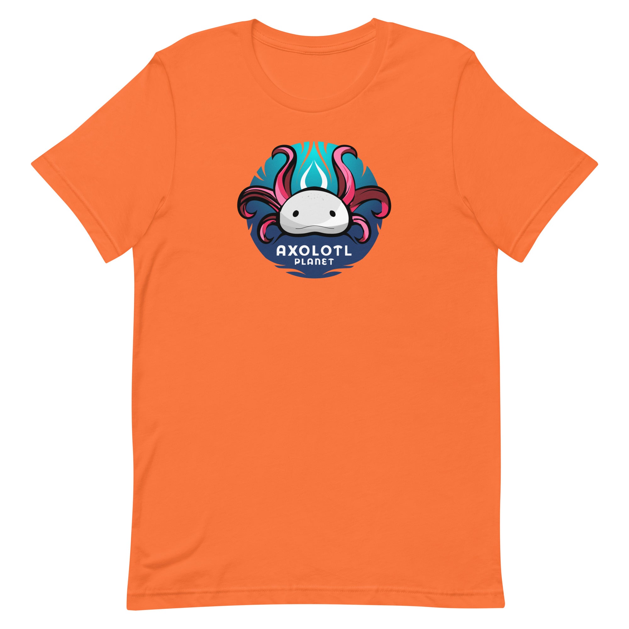 Axolotl Planet Logo axolotl T-Shirt mockup