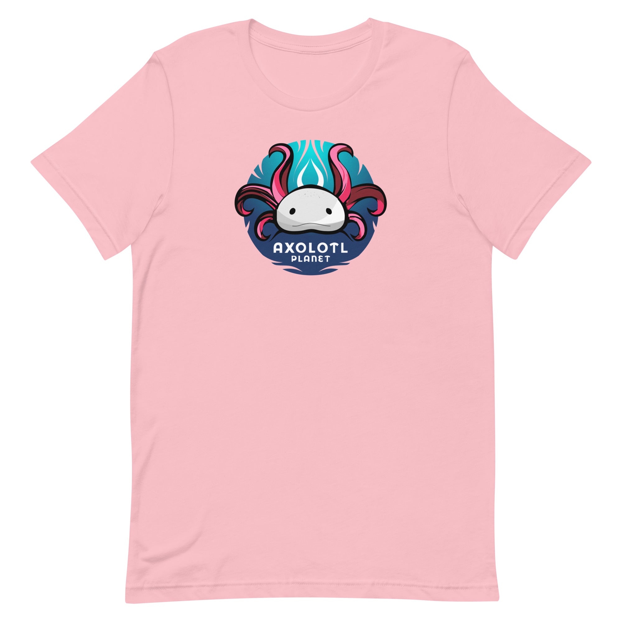Axolotl Planet Logo axolotl T-Shirt mockup