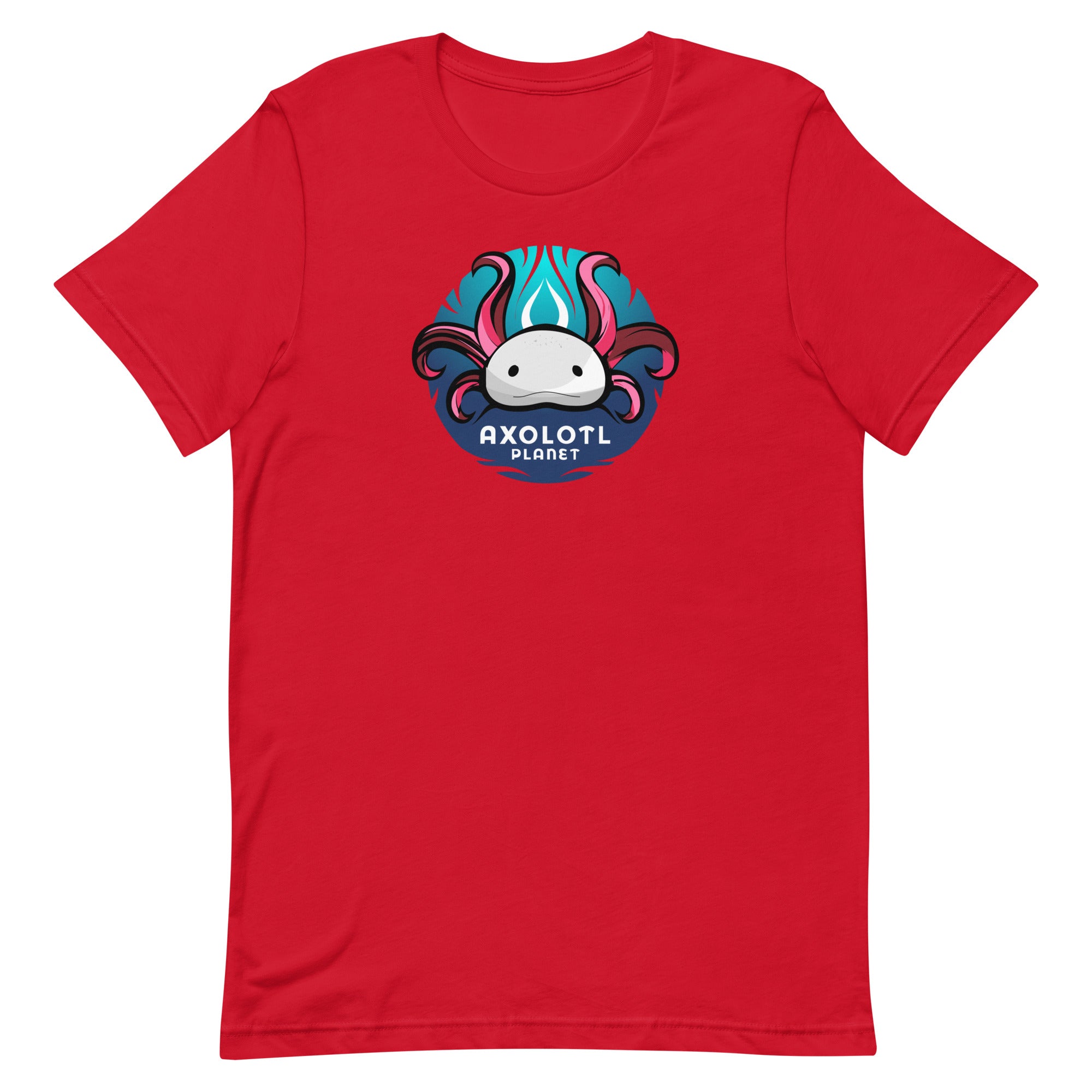 Axolotl Planet Logo axolotl T-Shirt mockup