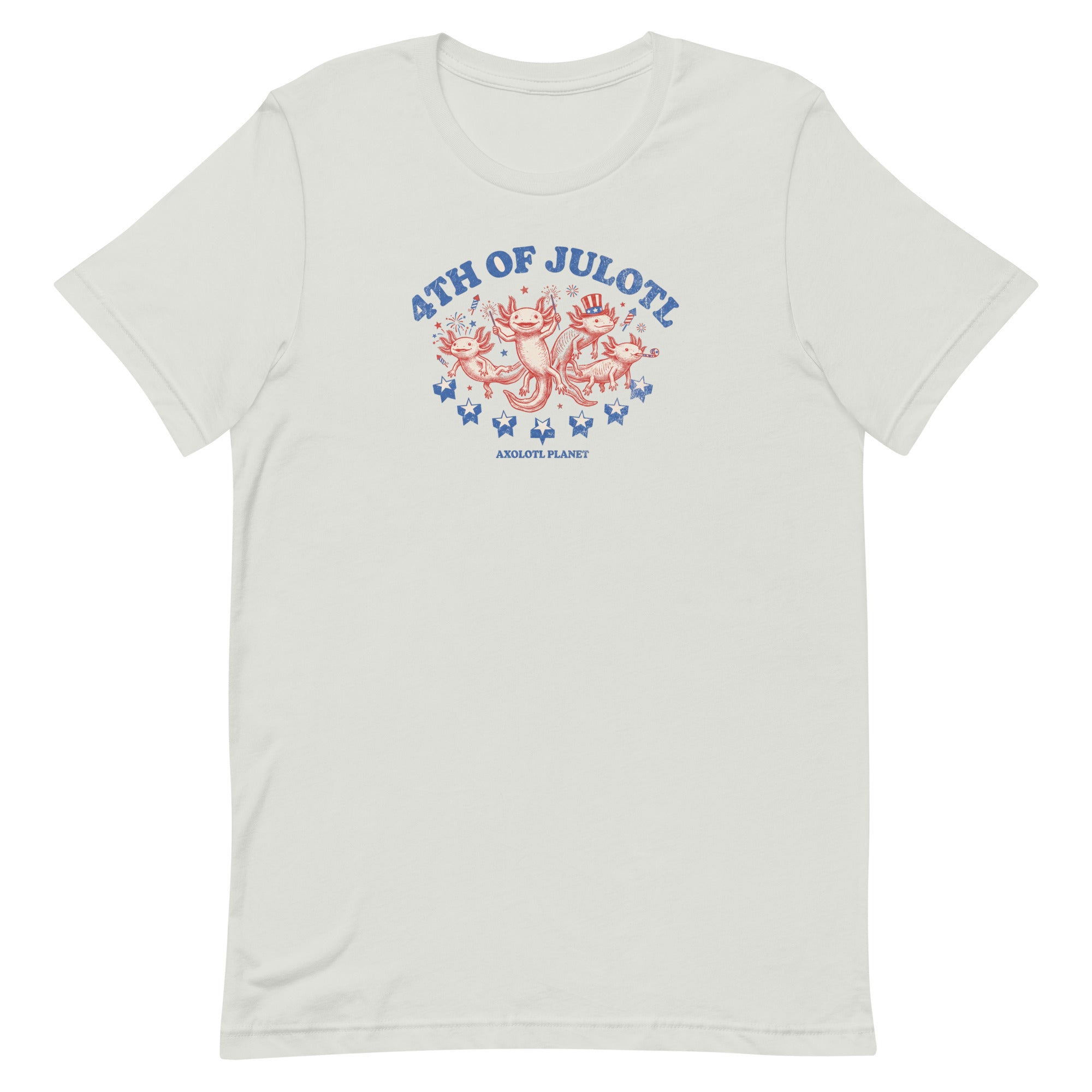 4th of Julotl Parade axolotl T-Shirt mockup
