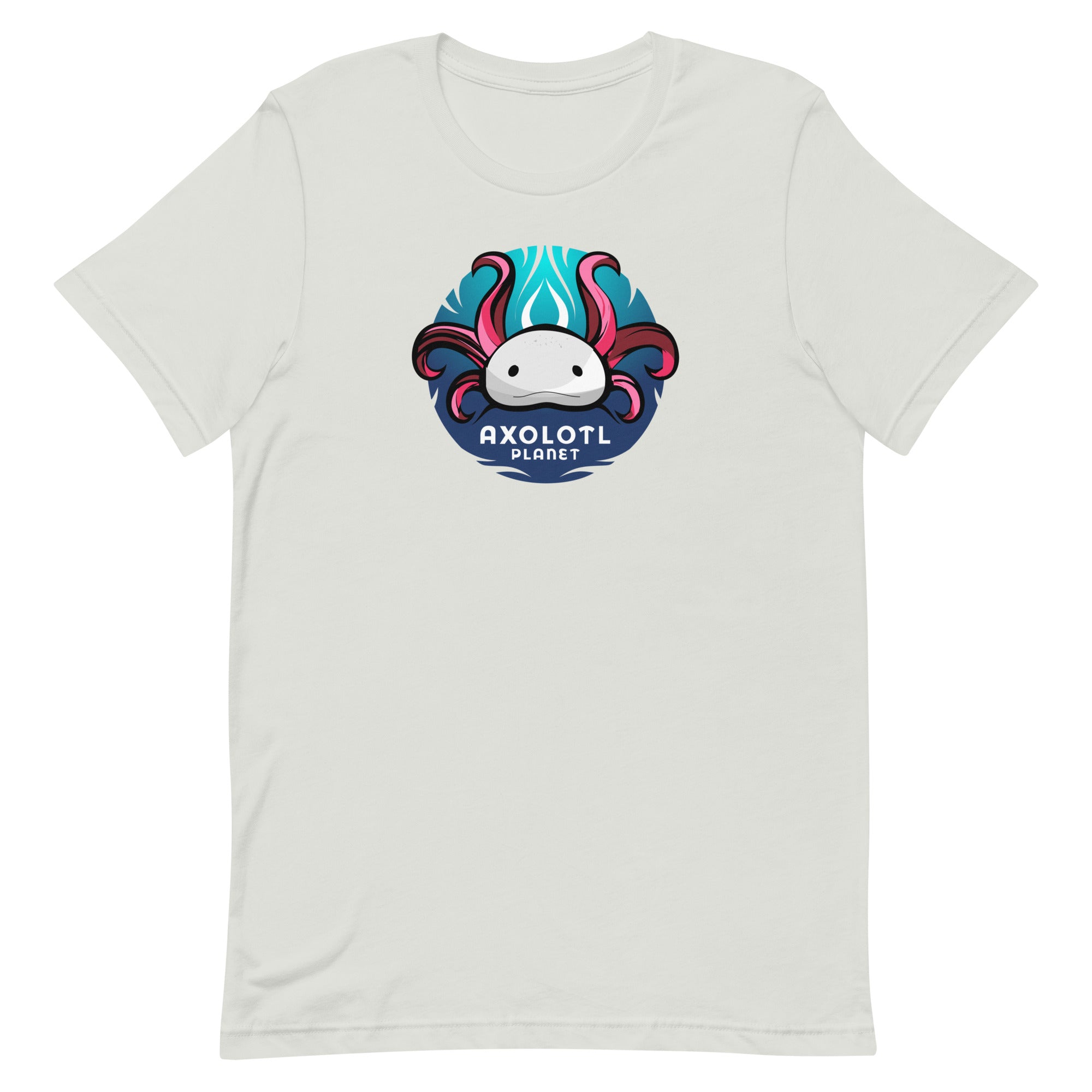 Axolotl Planet Logo axolotl T-Shirt mockup