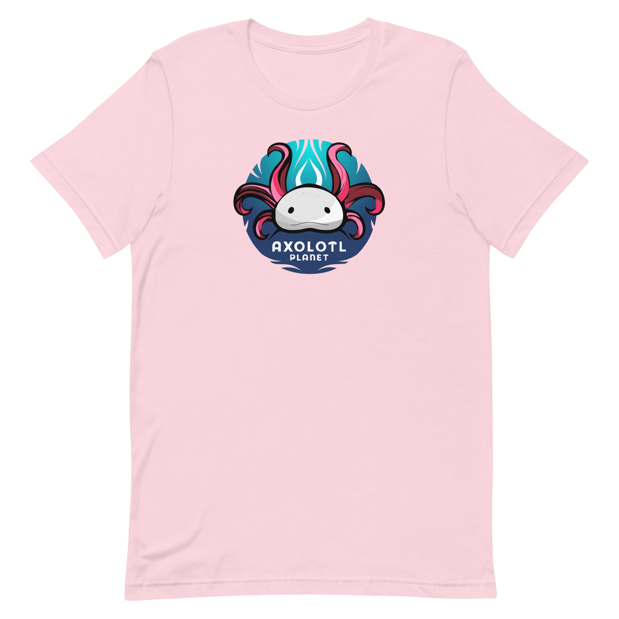 Axolotl Planet Logo axolotl T-Shirt mockup