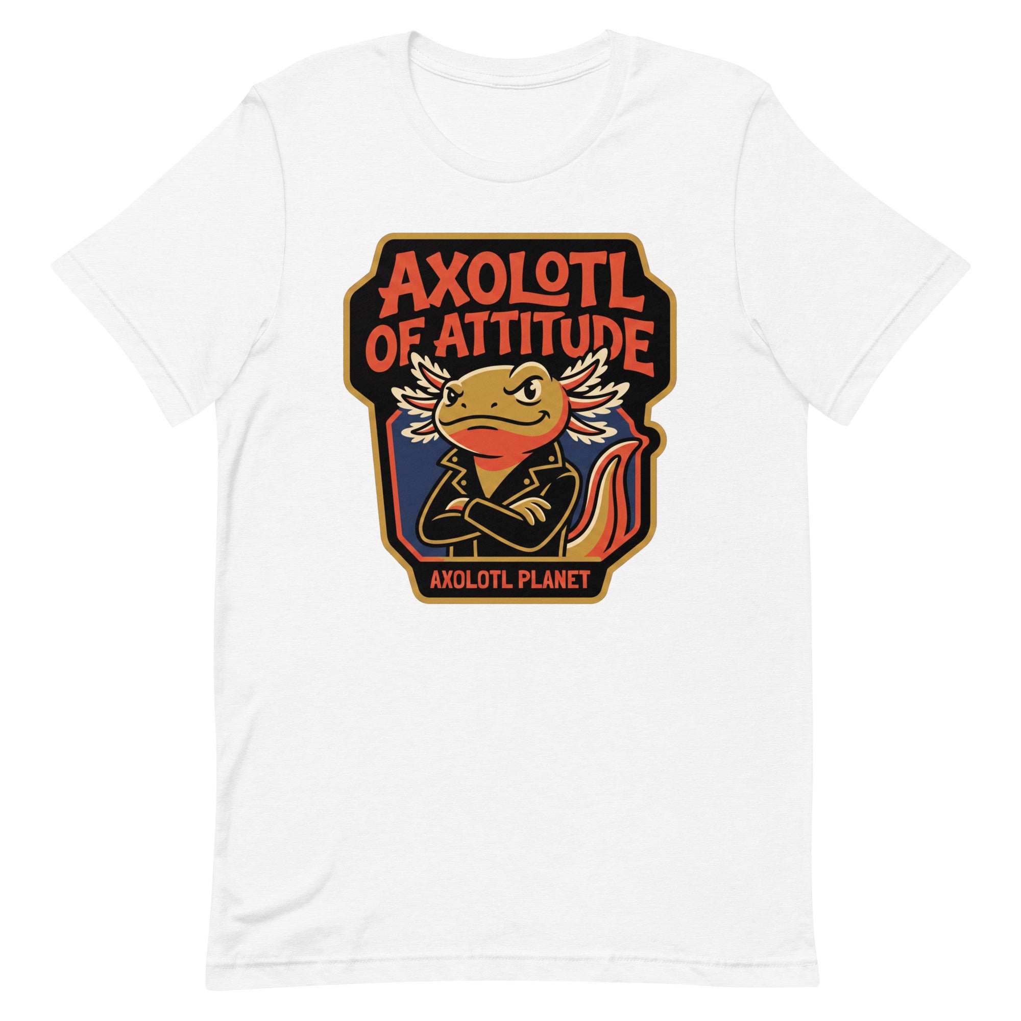 Axolotl of Attitude axolotl T-Shirt mockup