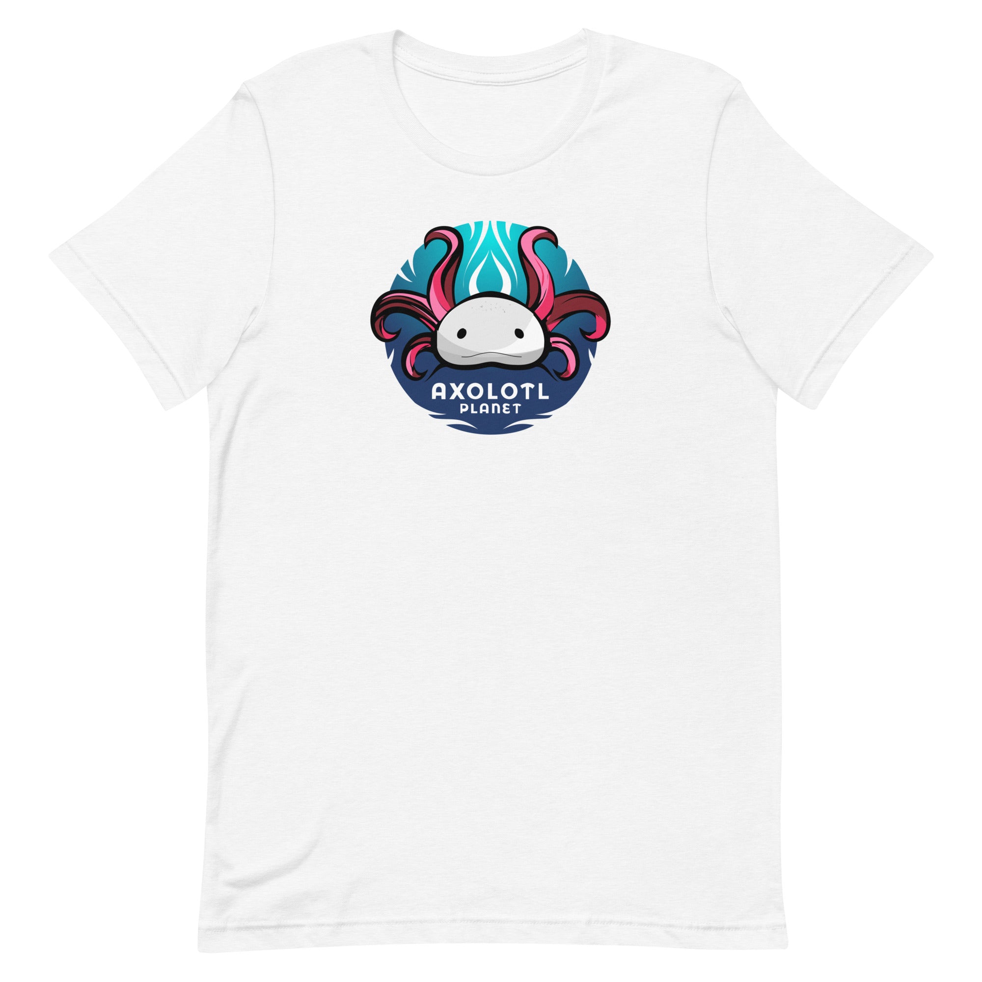 Axolotl Planet Logo axolotl T-Shirt mockup
