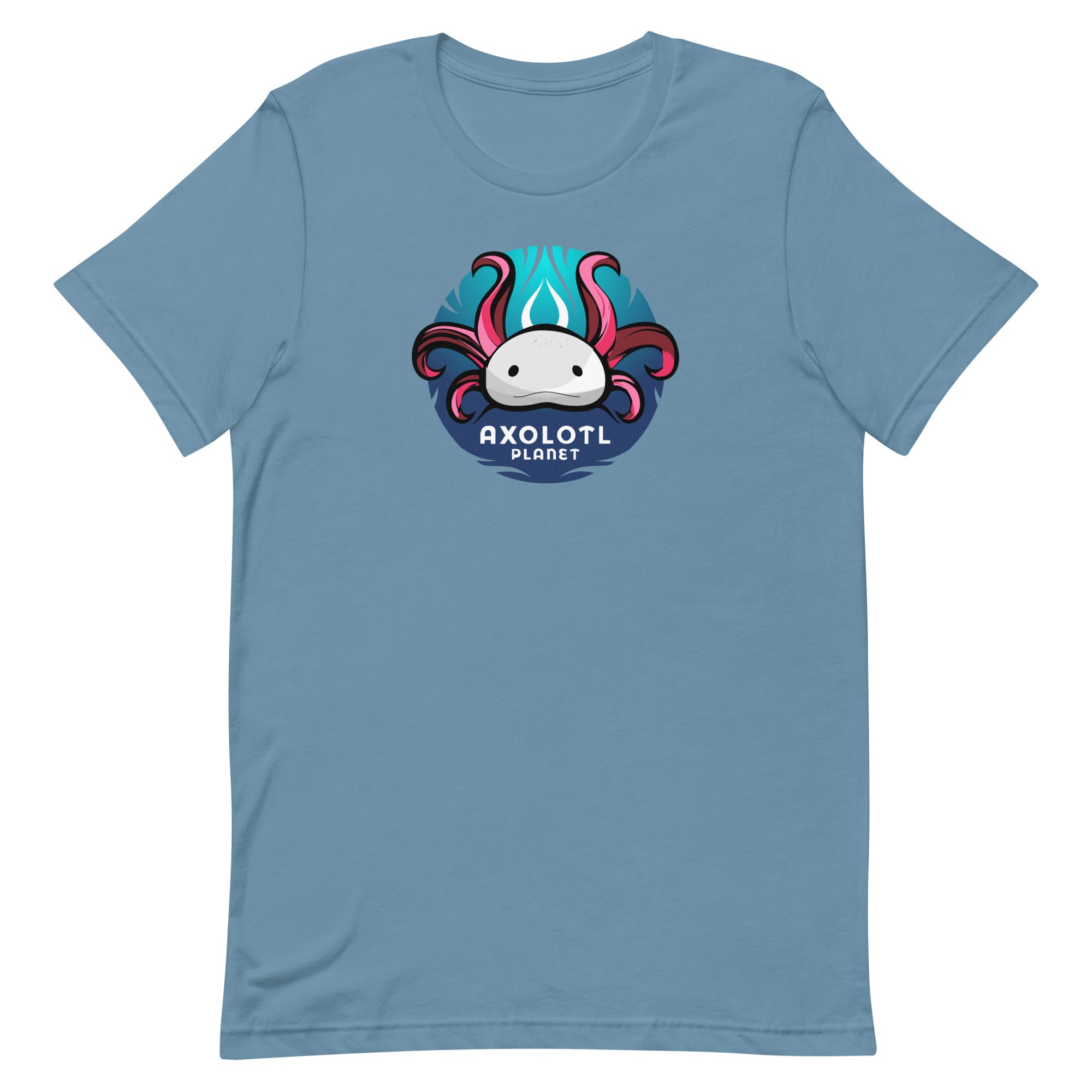Axolotl Planet Logo axolotl T-Shirt mockup