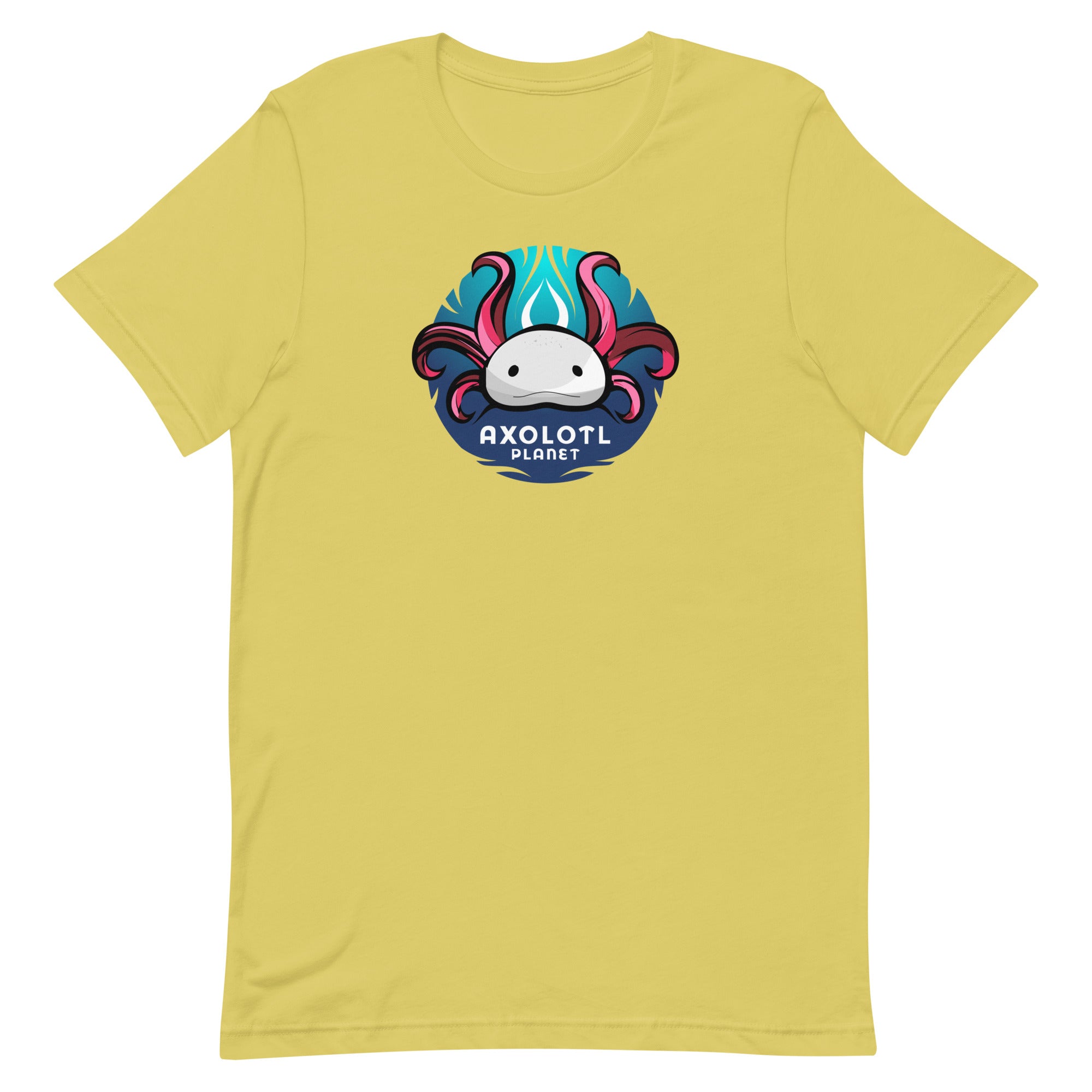 Axolotl Planet Logo axolotl T-Shirt mockup