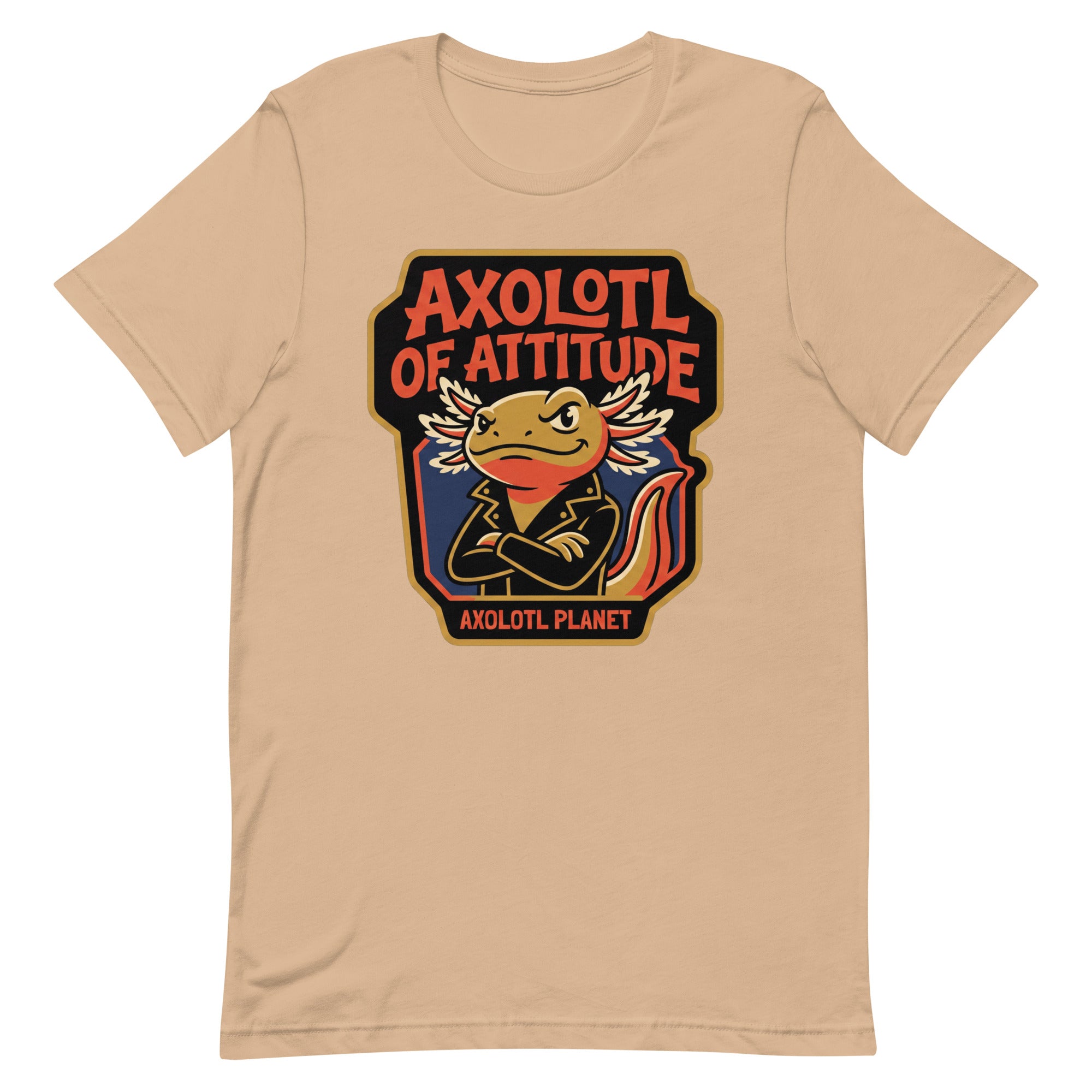 Axolotl of Attitude axolotl T-Shirt mockup