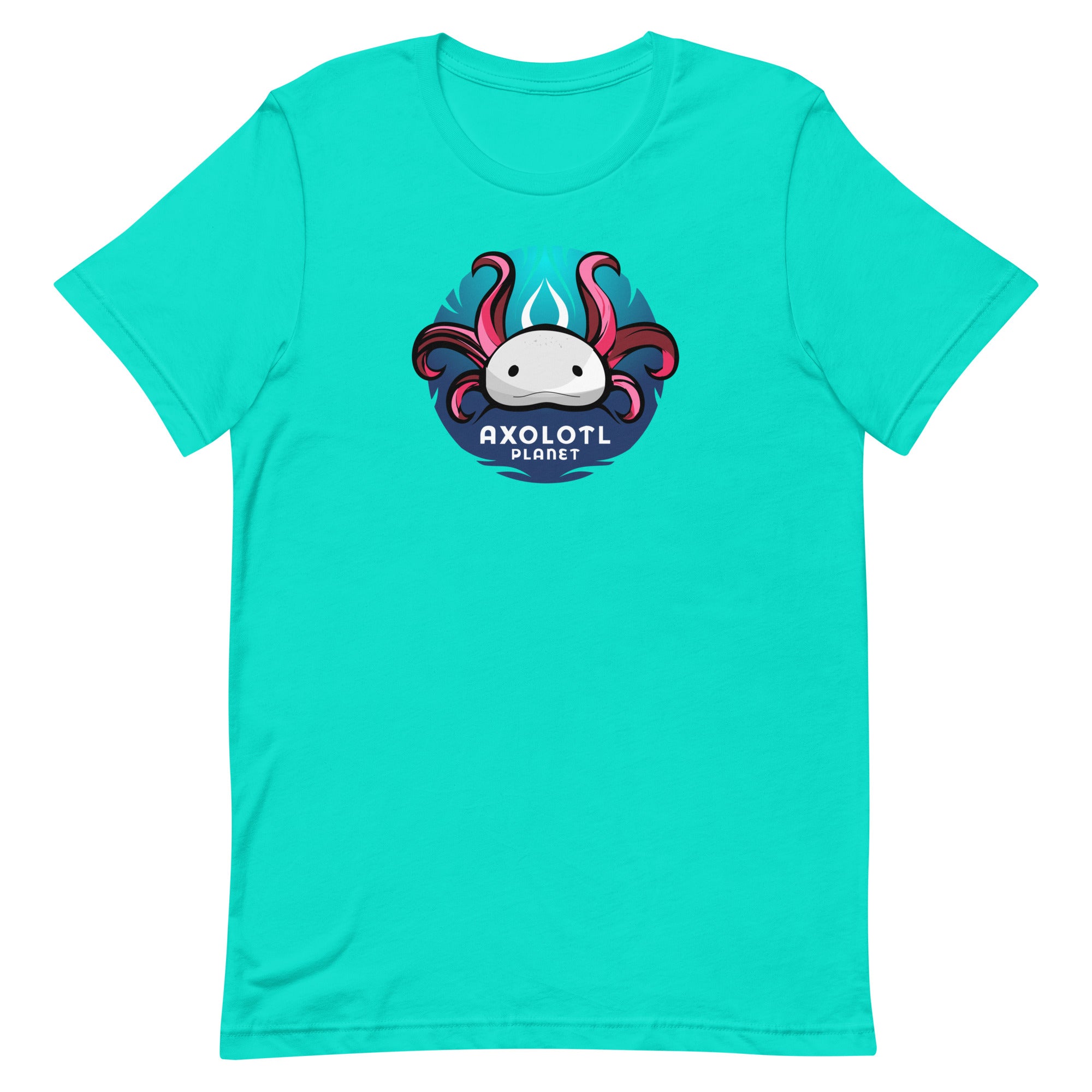 Axolotl Planet Logo axolotl T-Shirt mockup