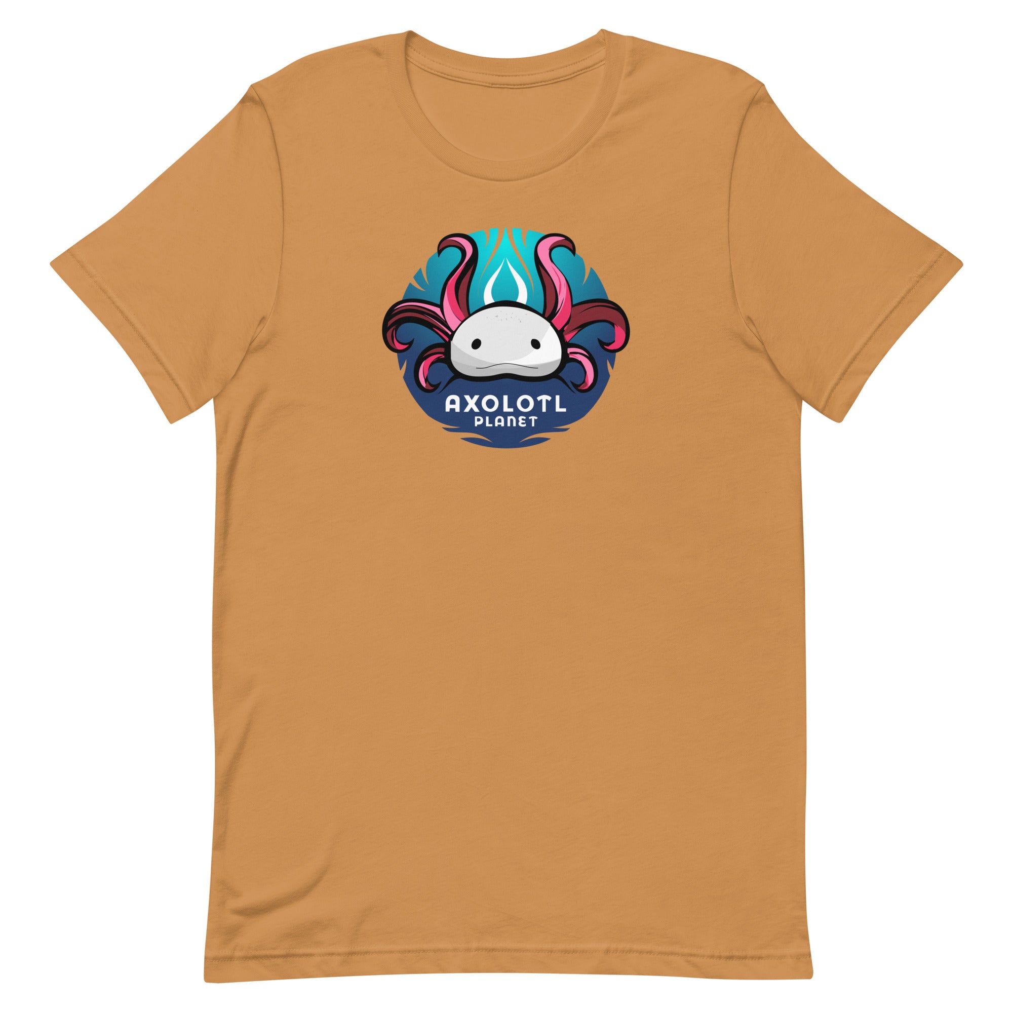 Axolotl Planet Logo axolotl T-Shirt mockup