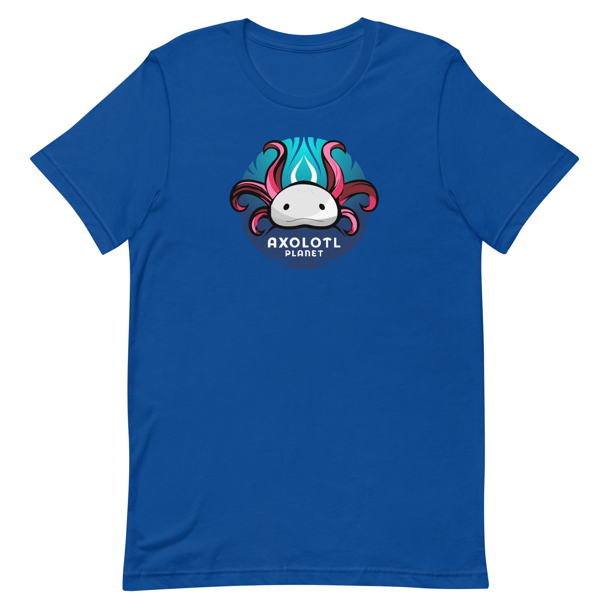 Axolotl Planet Logo axolotl T-Shirt mockup