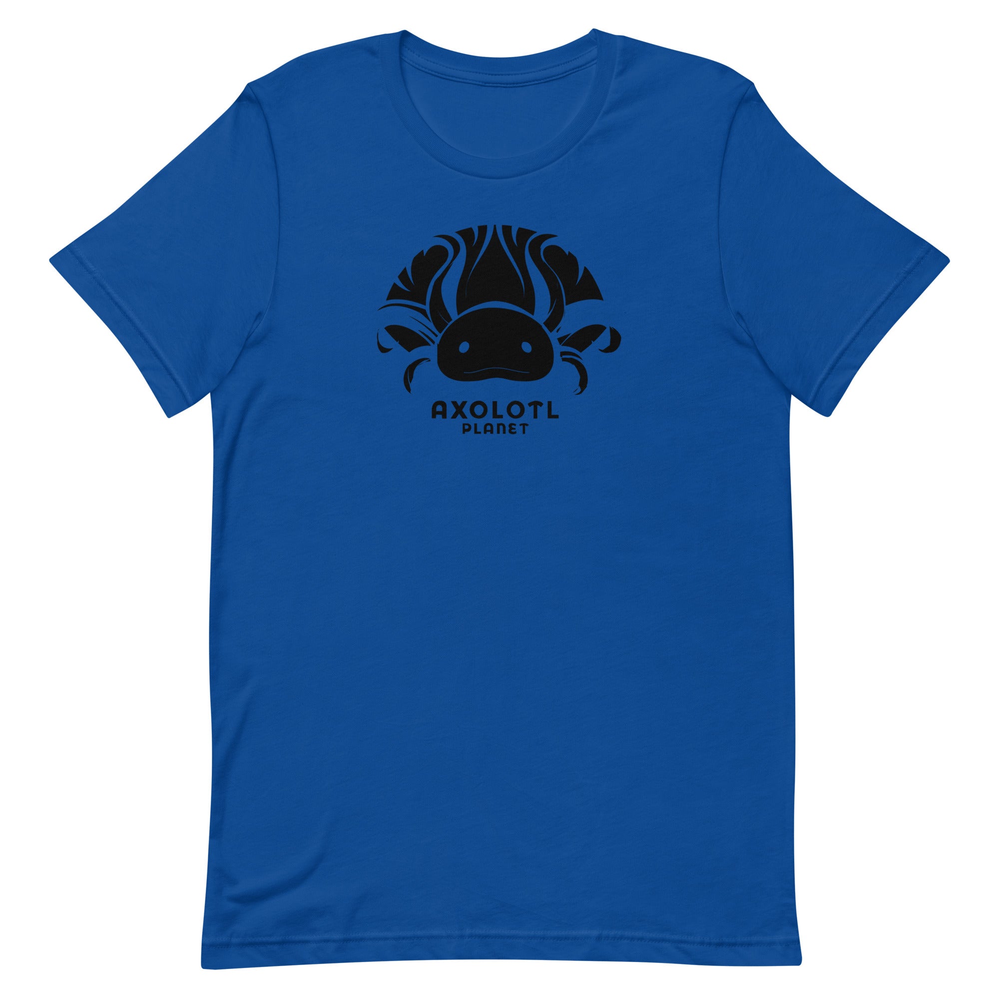 Axolotl Planet Logo (Black) axolotl T-Shirt mockup