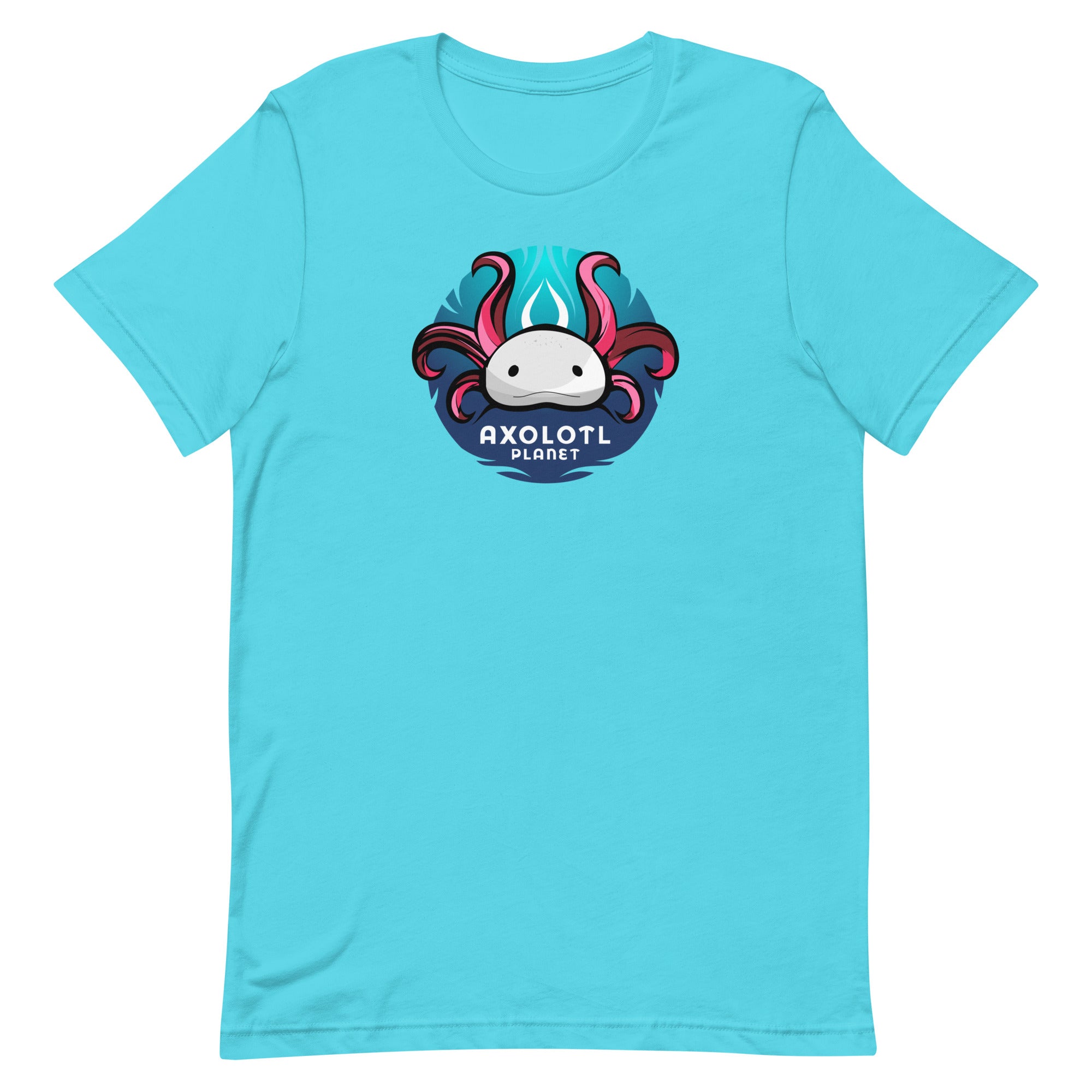 Axolotl Planet Logo axolotl T-Shirt mockup