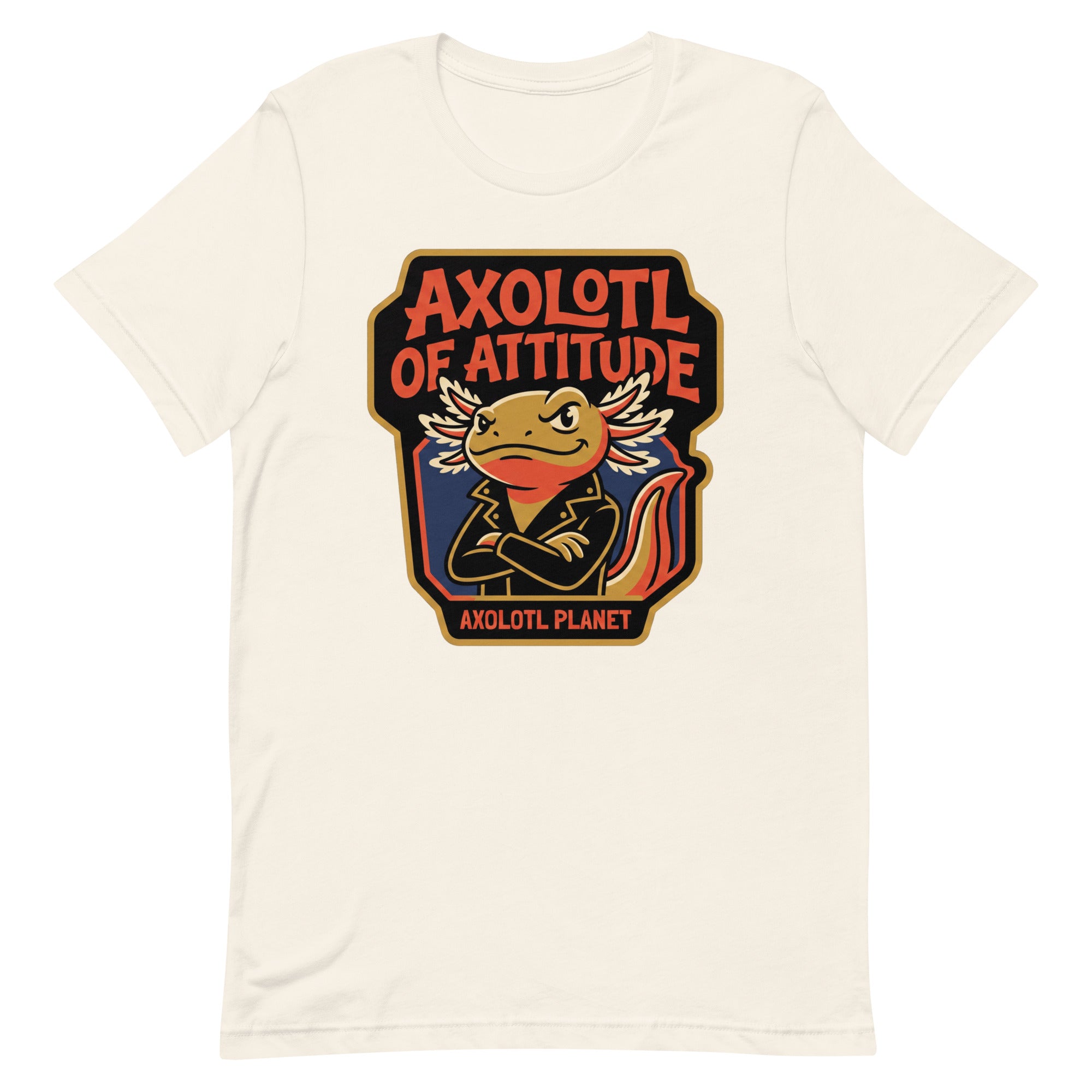 Axolotl of Attitude axolotl T-Shirt mockup