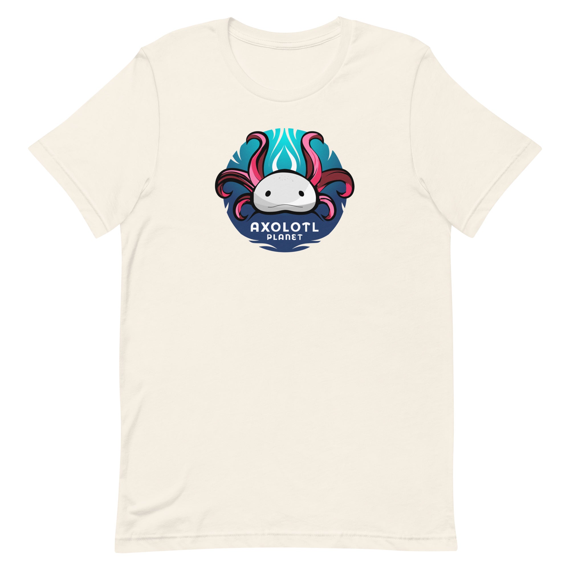 Axolotl Planet Logo axolotl T-Shirt mockup