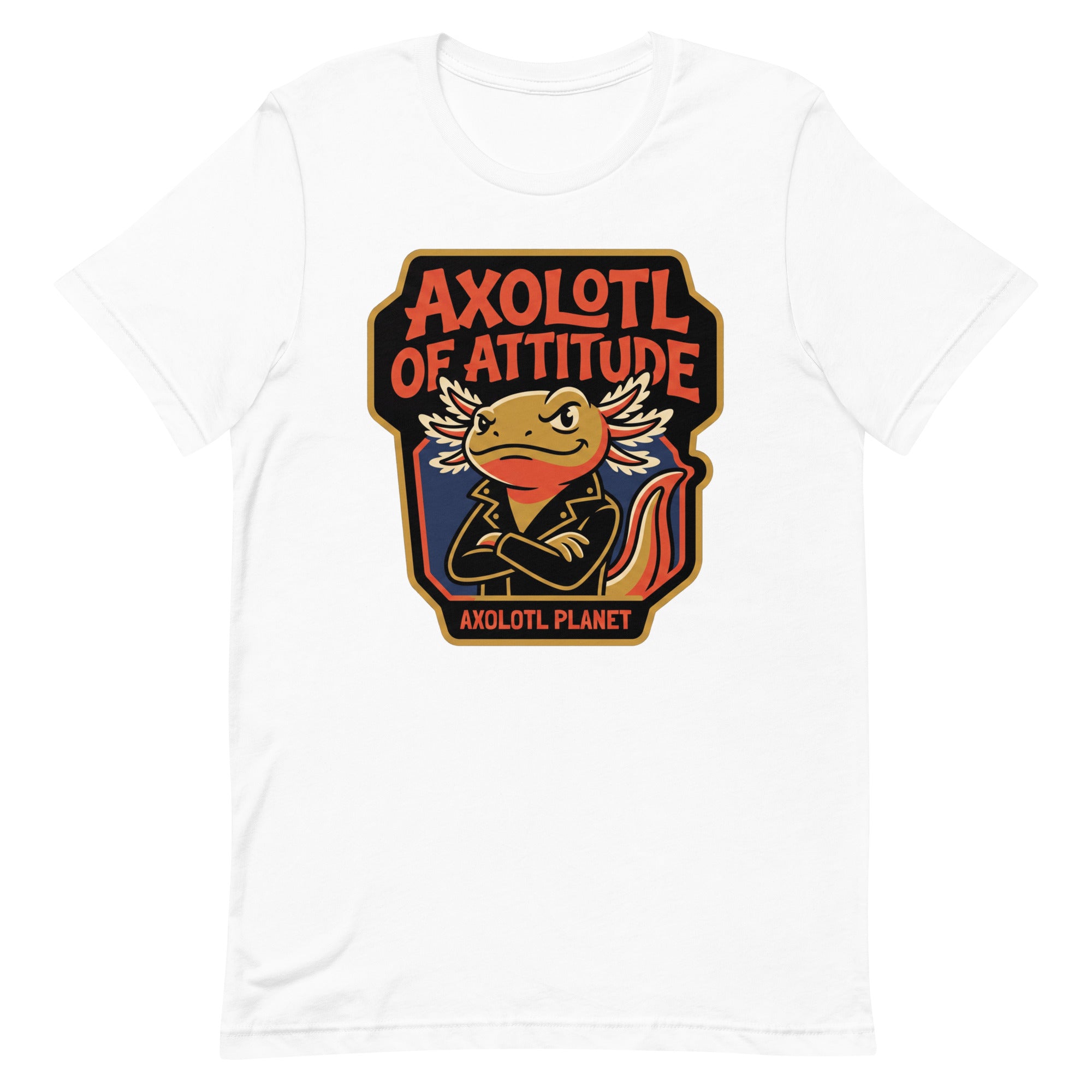 Axolotl of Attitude axolotl T-Shirt mockup