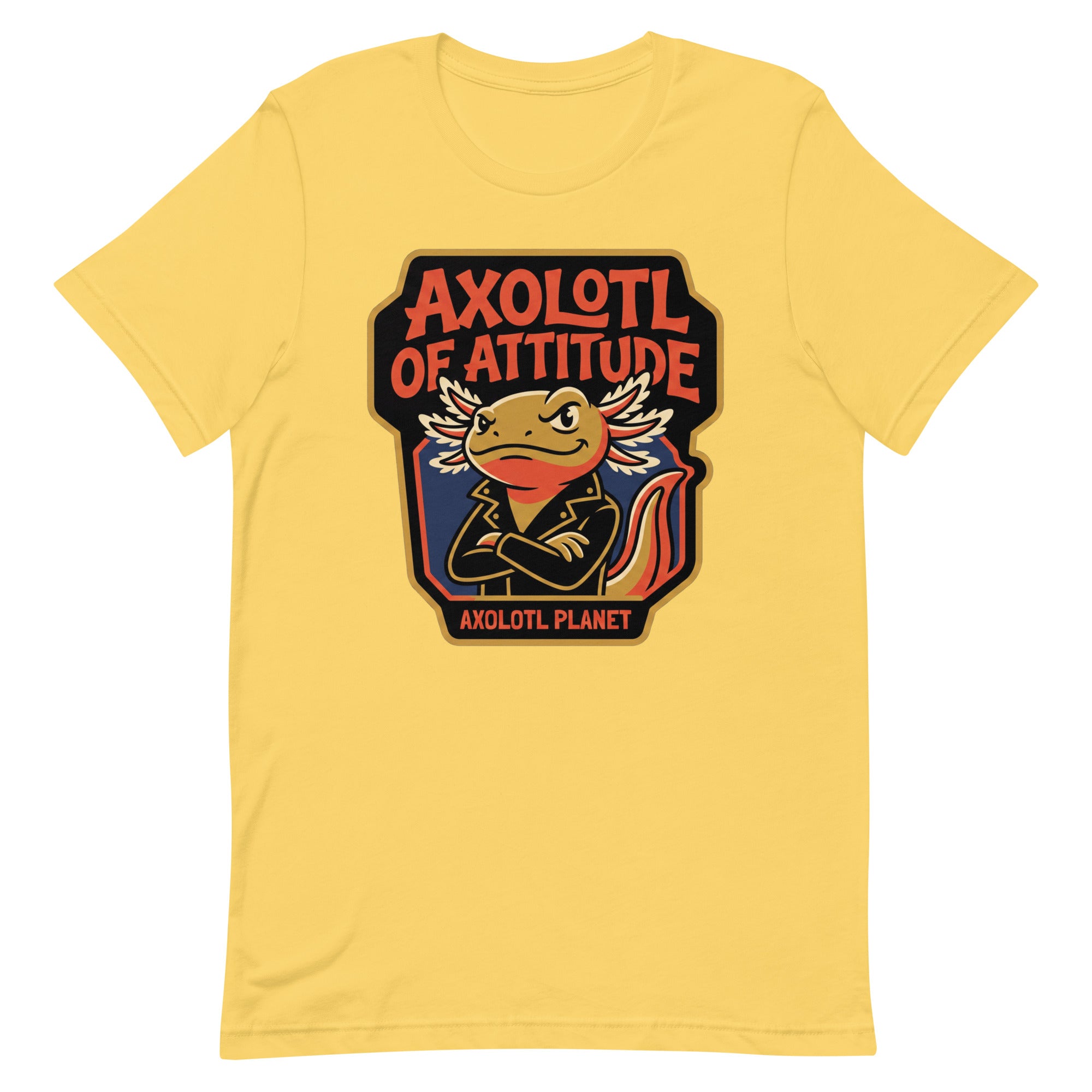 Axolotl of Attitude axolotl T-Shirt mockup