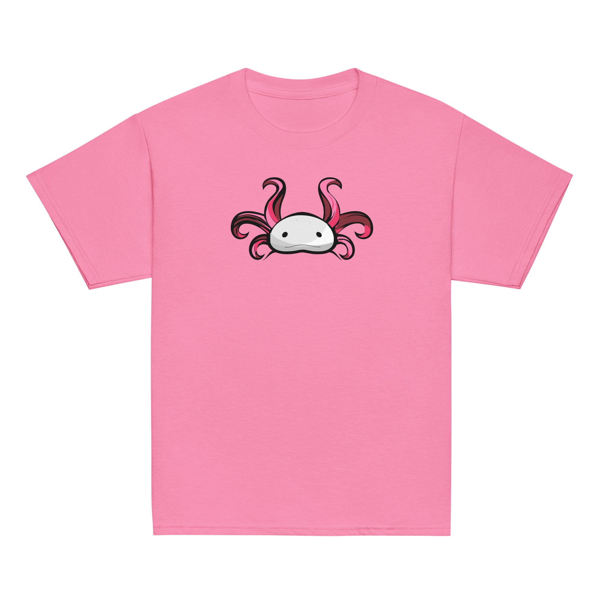 Axolotl Planet Logo Mark axolotl Youth T-Shirt mockup