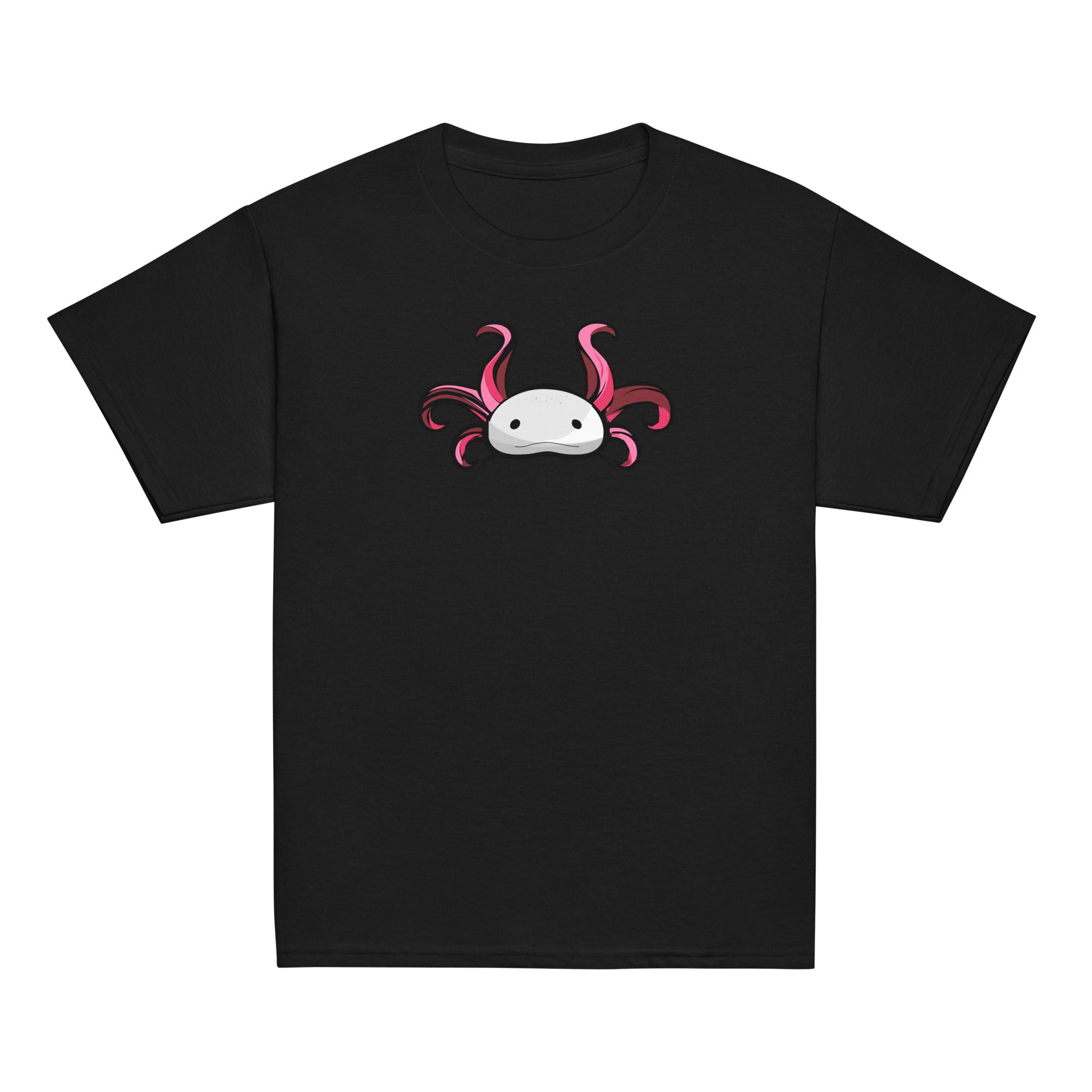 Axolotl Planet Logo Mark axolotl Youth T-Shirt mockup