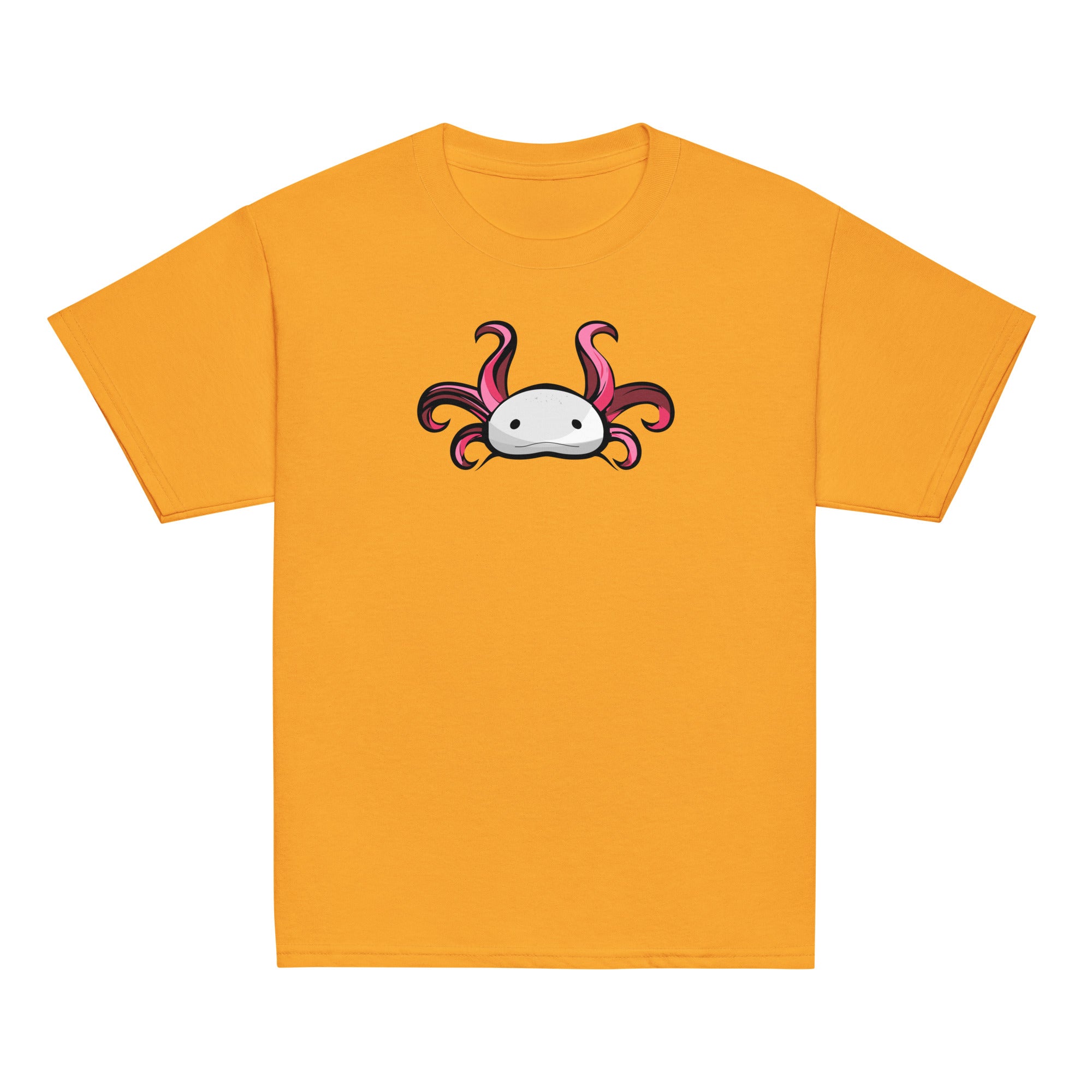 Axolotl Planet Logo Mark axolotl Youth T-Shirt mockup