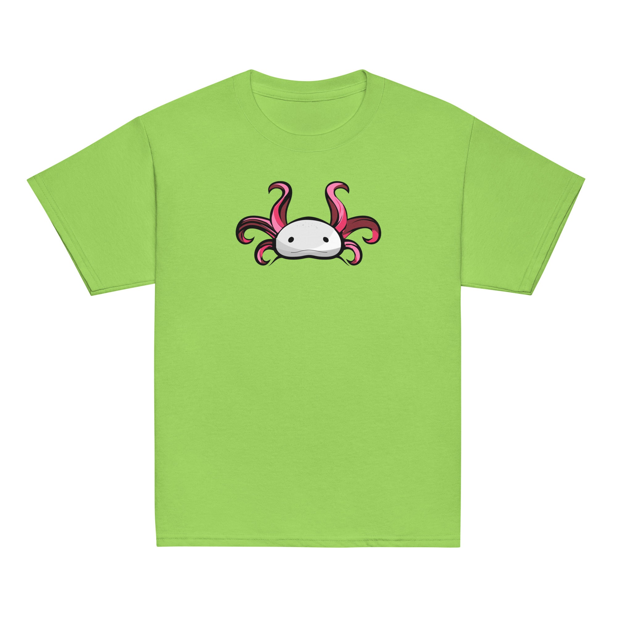 Axolotl Planet Logo Mark axolotl Youth T-Shirt mockup