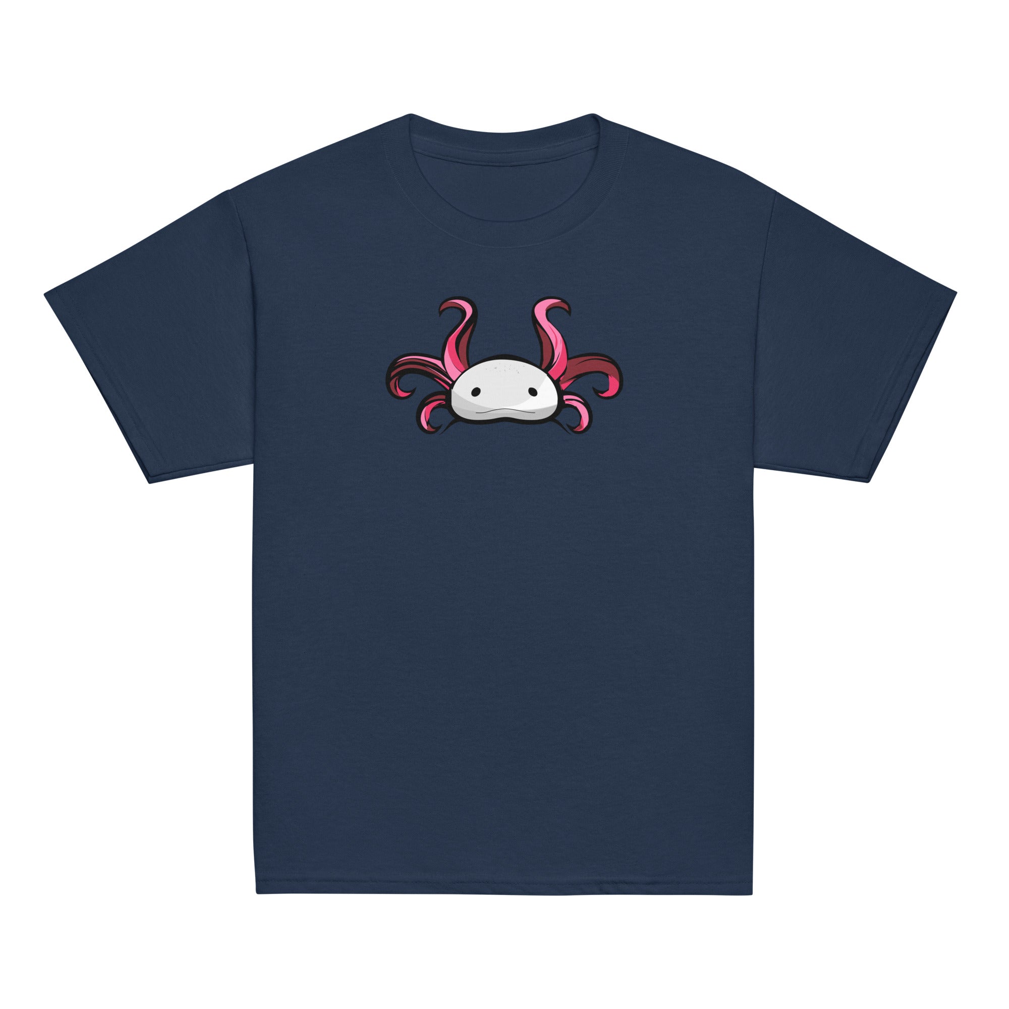 Axolotl Planet Logo Mark axolotl Youth T-Shirt mockup