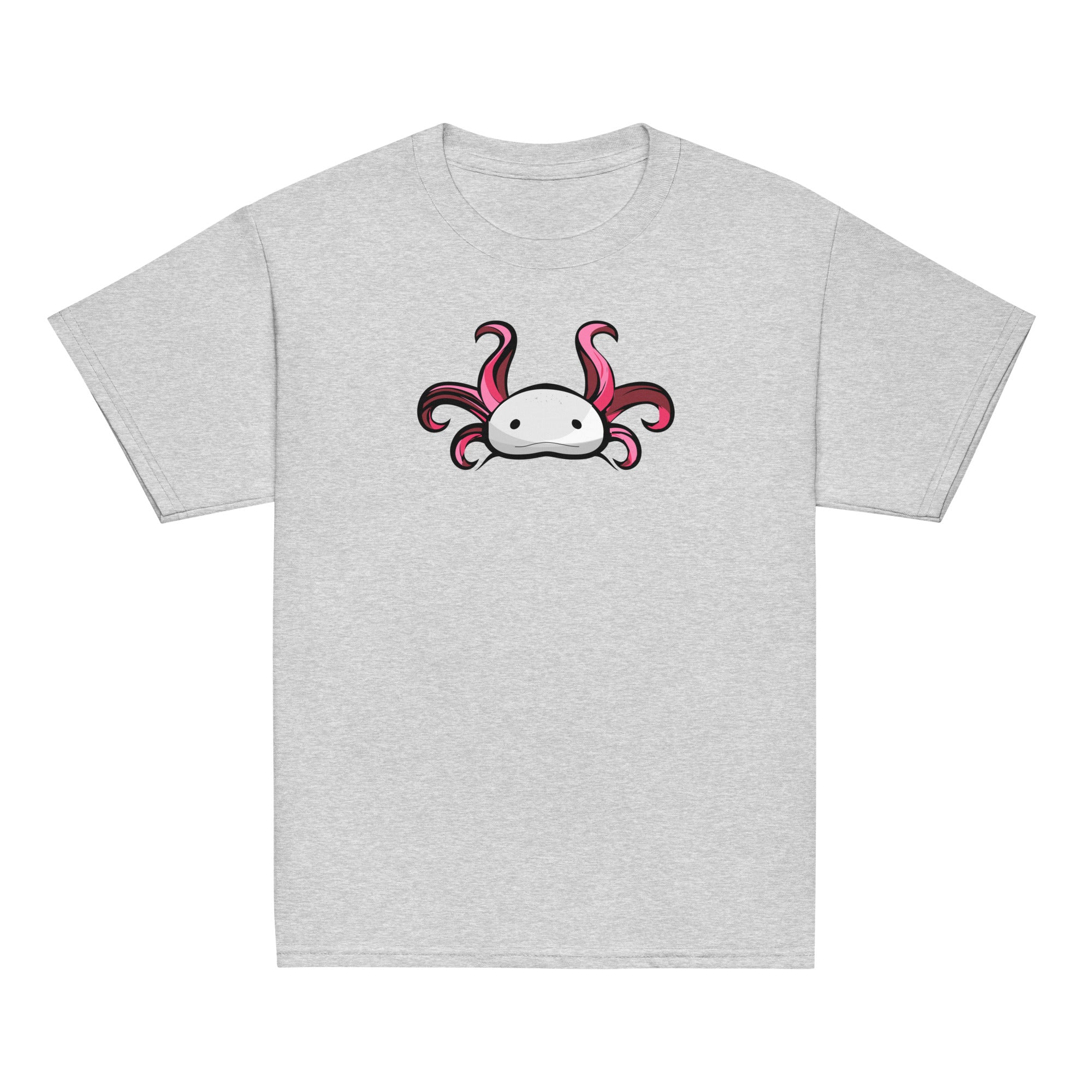 Axolotl Planet Logo Mark axolotl Youth T-Shirt mockup