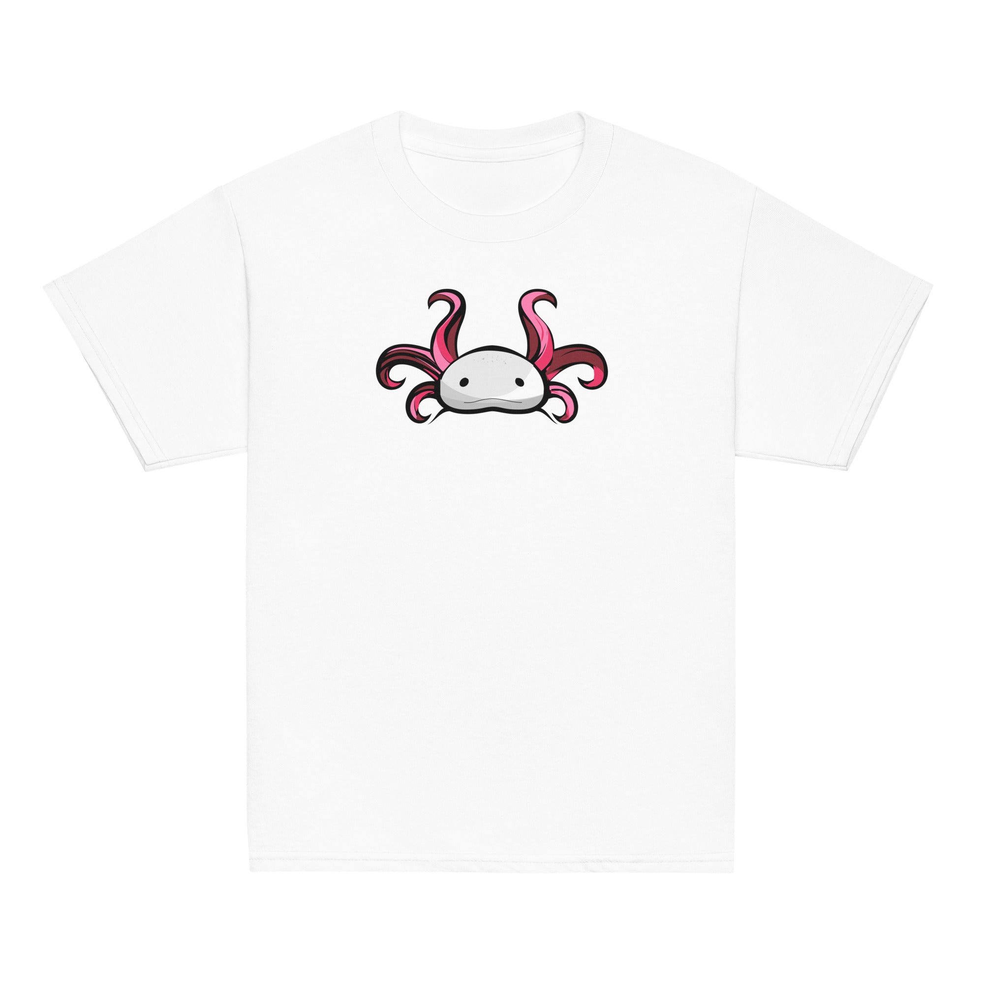 Axolotl Planet Logo Mark axolotl Youth T-Shirt mockup
