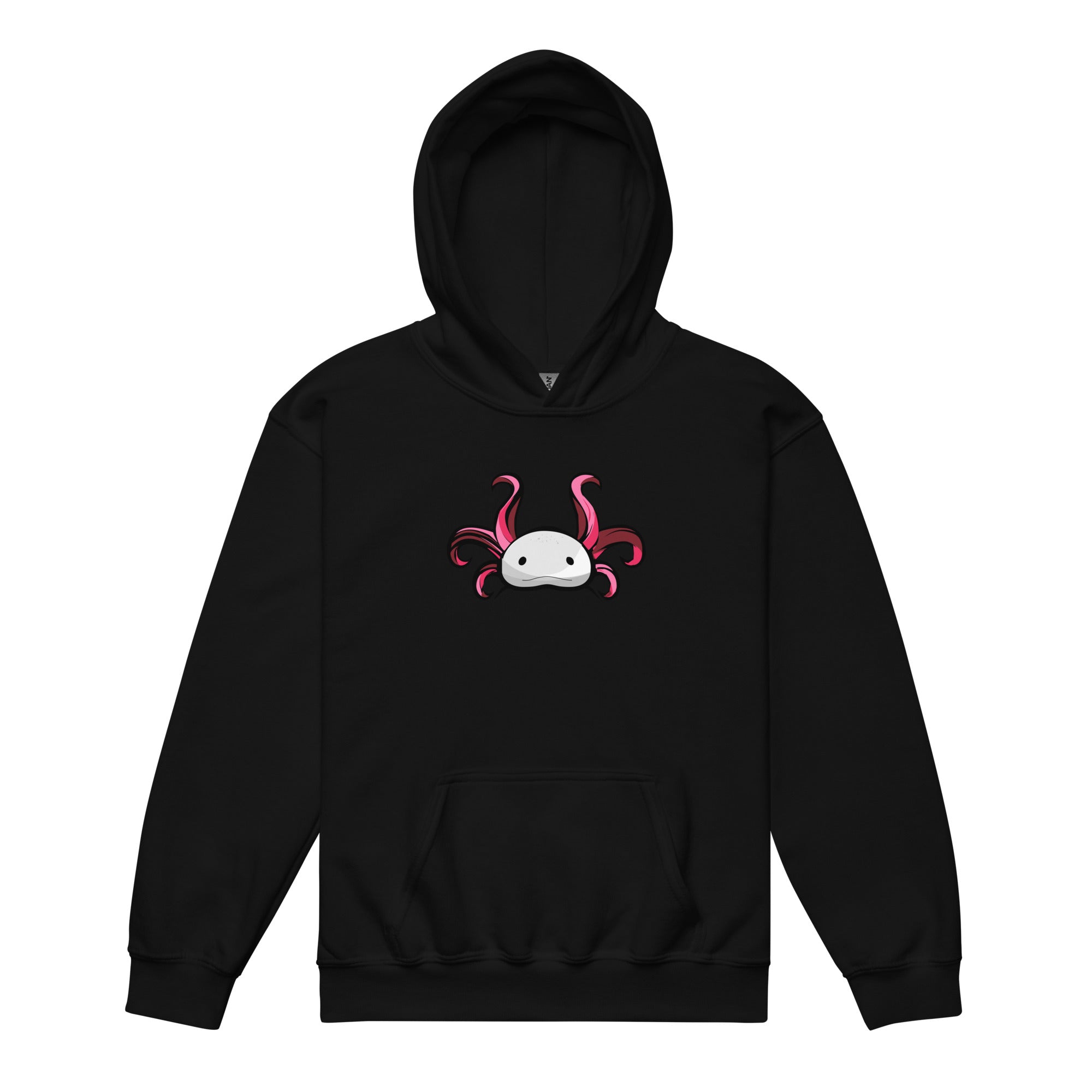 Axolotl Planet Logo Mark axolotl Youth Hoodie mockup
