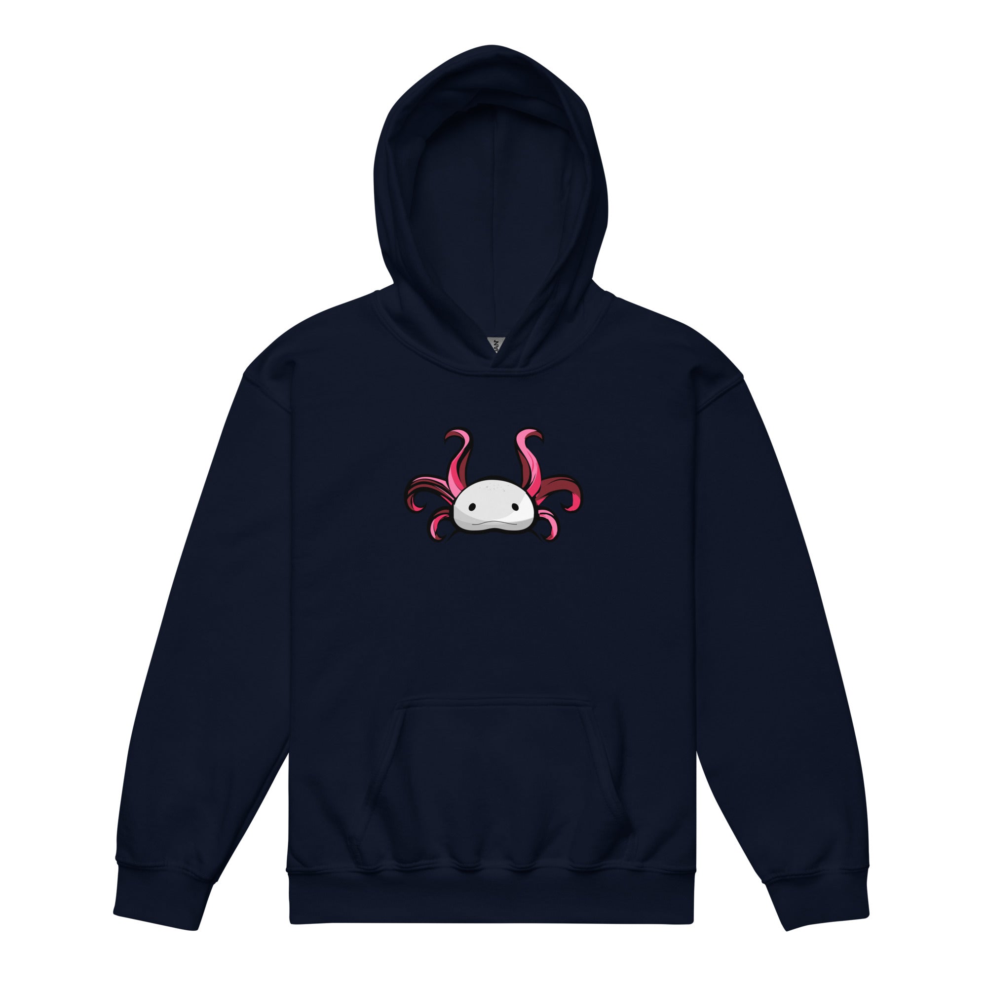 Axolotl Planet Logo Mark axolotl Youth Hoodie mockup