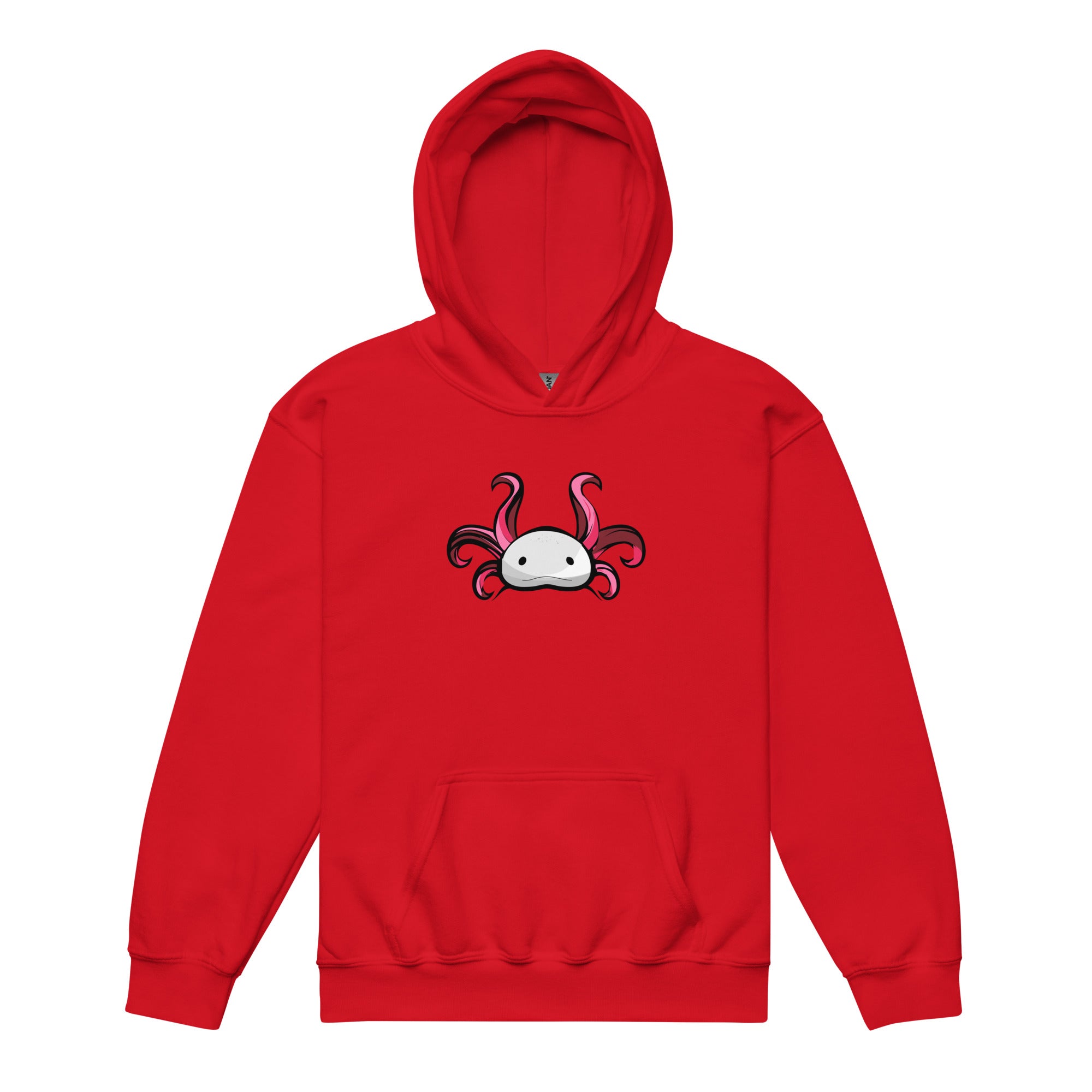 Axolotl Planet Logo Mark axolotl Youth Hoodie mockup