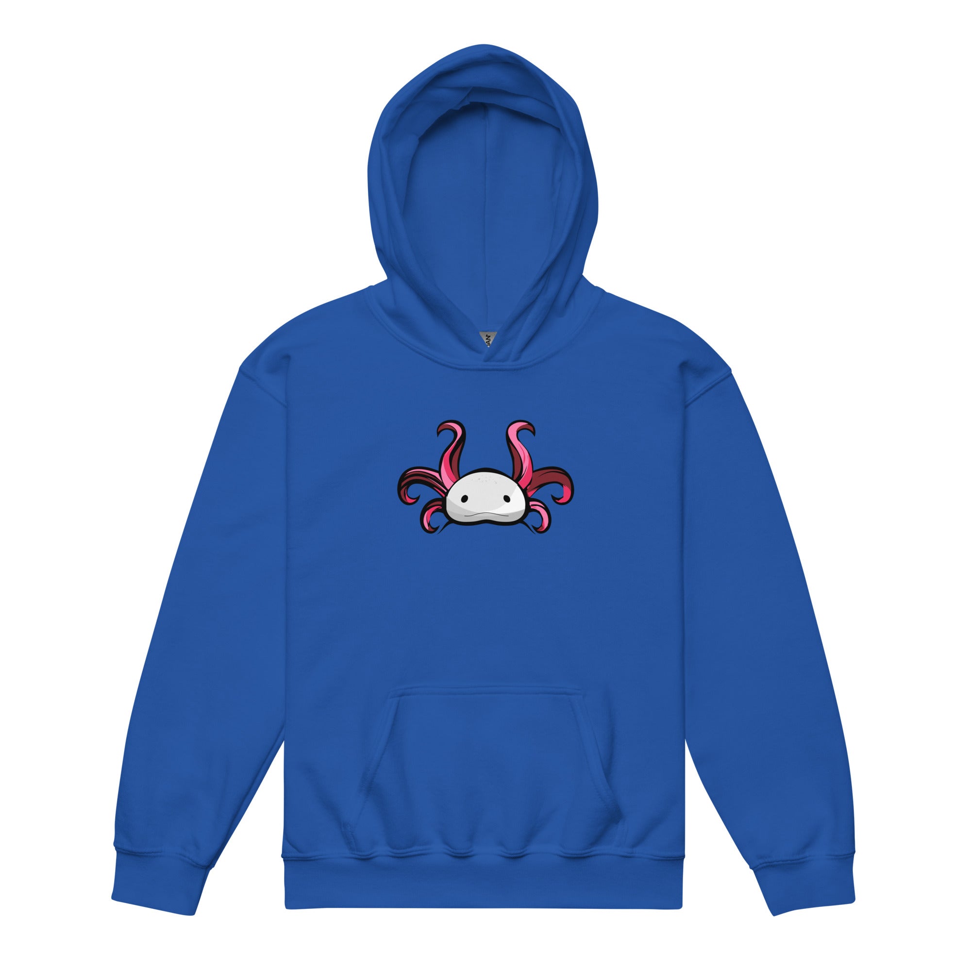 Axolotl Planet Logo Mark axolotl Youth Hoodie mockup