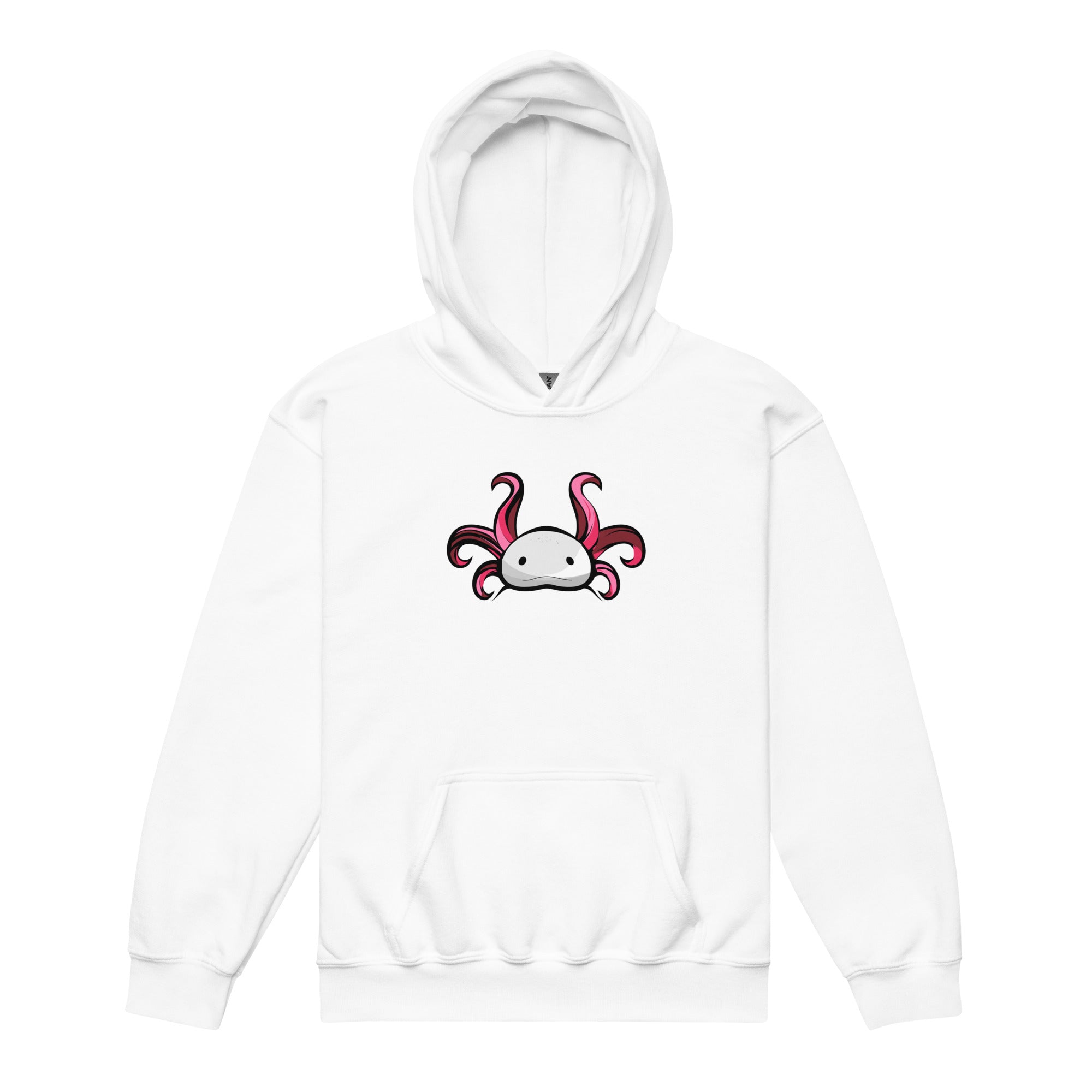 Axolotl Planet Logo Mark axolotl Youth Hoodie mockup