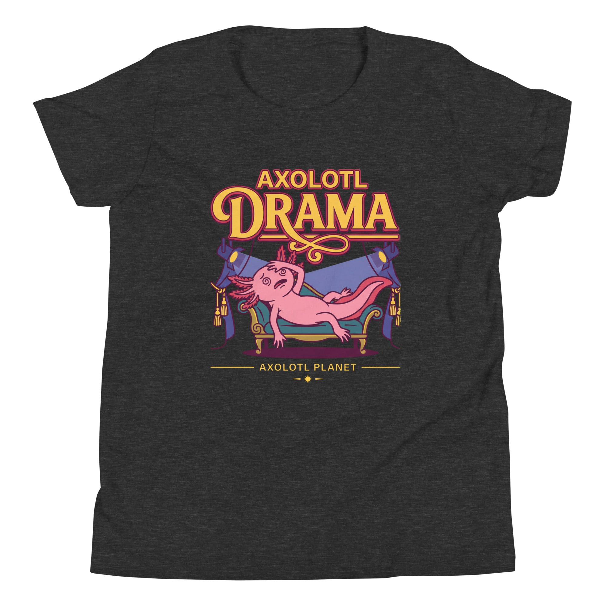 Axolotl Drama axolotl Youth T-Shirt mockup