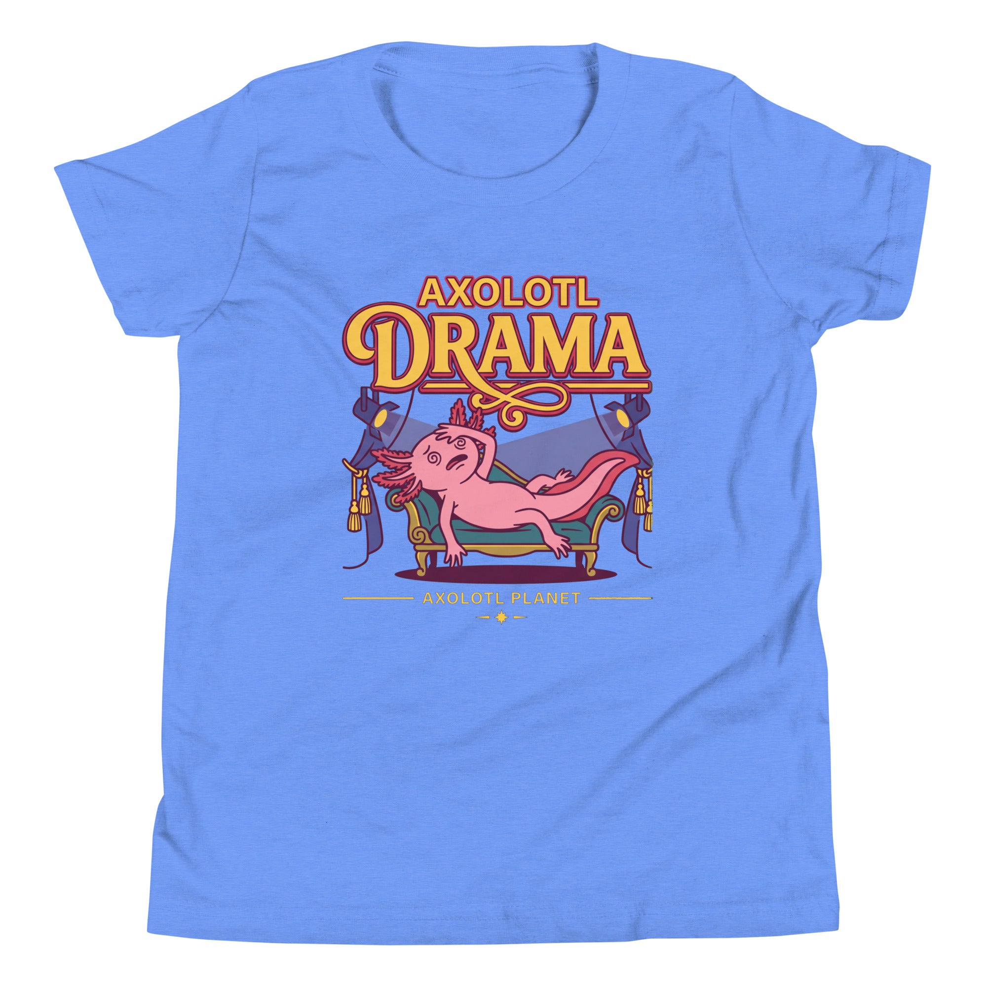 Axolotl Drama axolotl Youth T-Shirt mockup