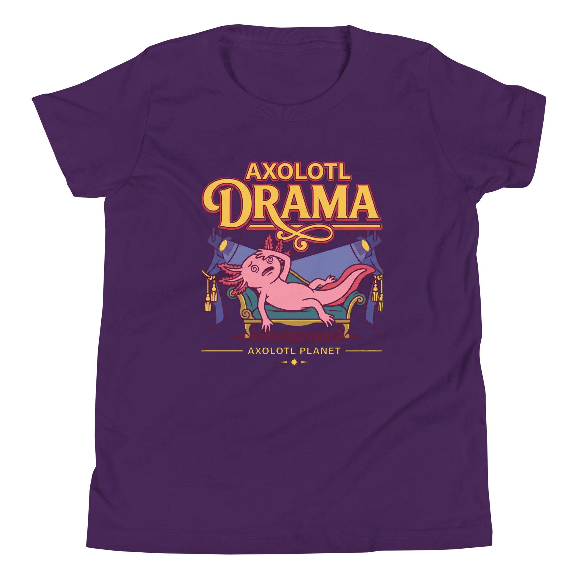 Axolotl Drama axolotl Youth T-Shirt mockup