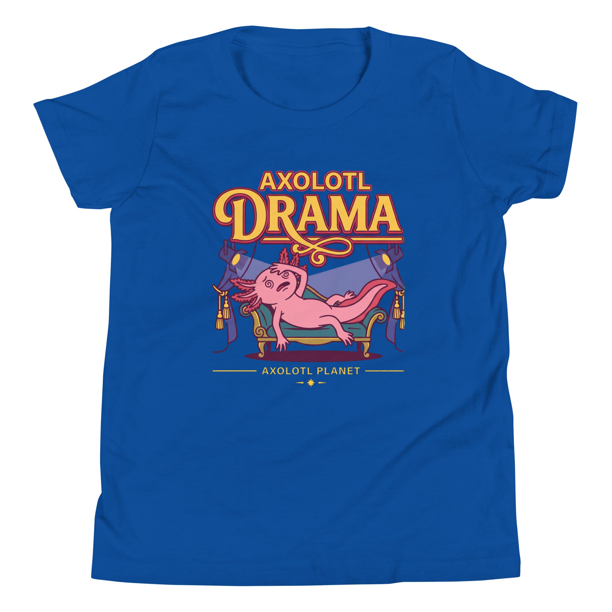 Axolotl Drama axolotl Youth T-Shirt mockup